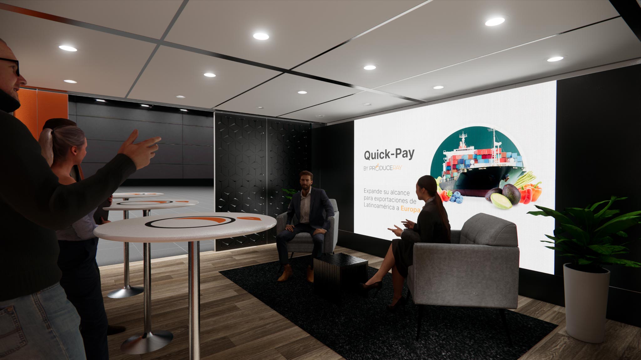20 x 40 Trade Show Double Deck Exhibit Rental