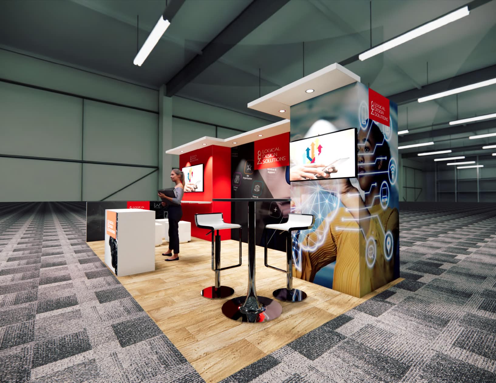 PPAI trade show booth - 10x20 display rental
