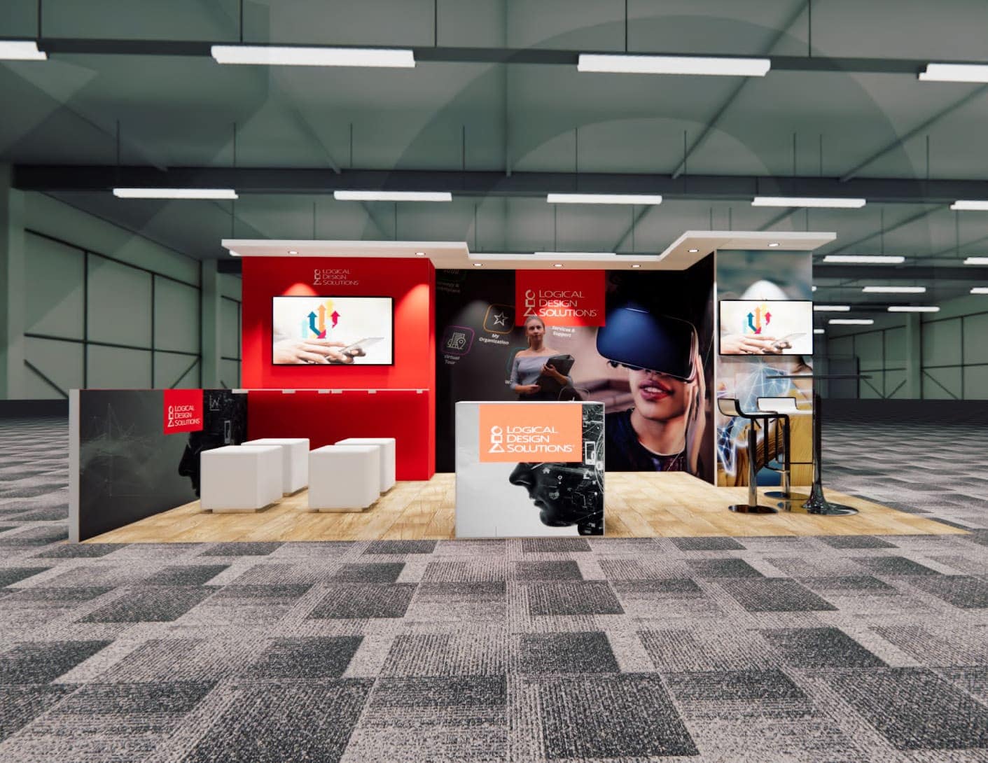 PPAI trade show booth - 10x20 display rental