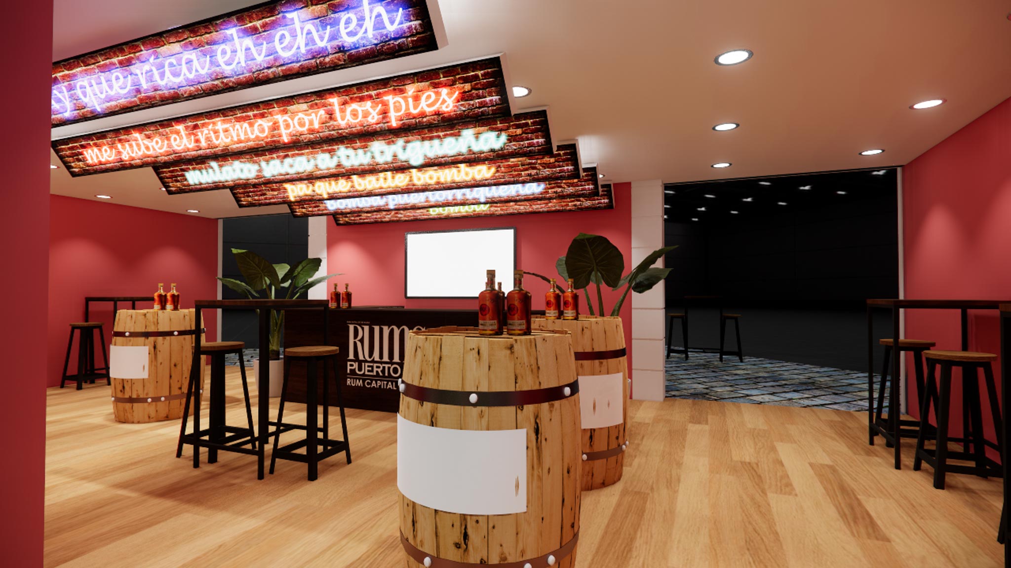 120 x 120 Double Deck Trade Show Booth Rental