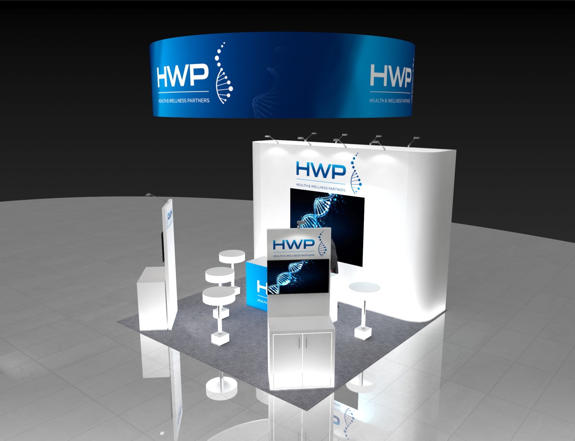 20x20 Trade Show Exhibit Booth Display Rental
