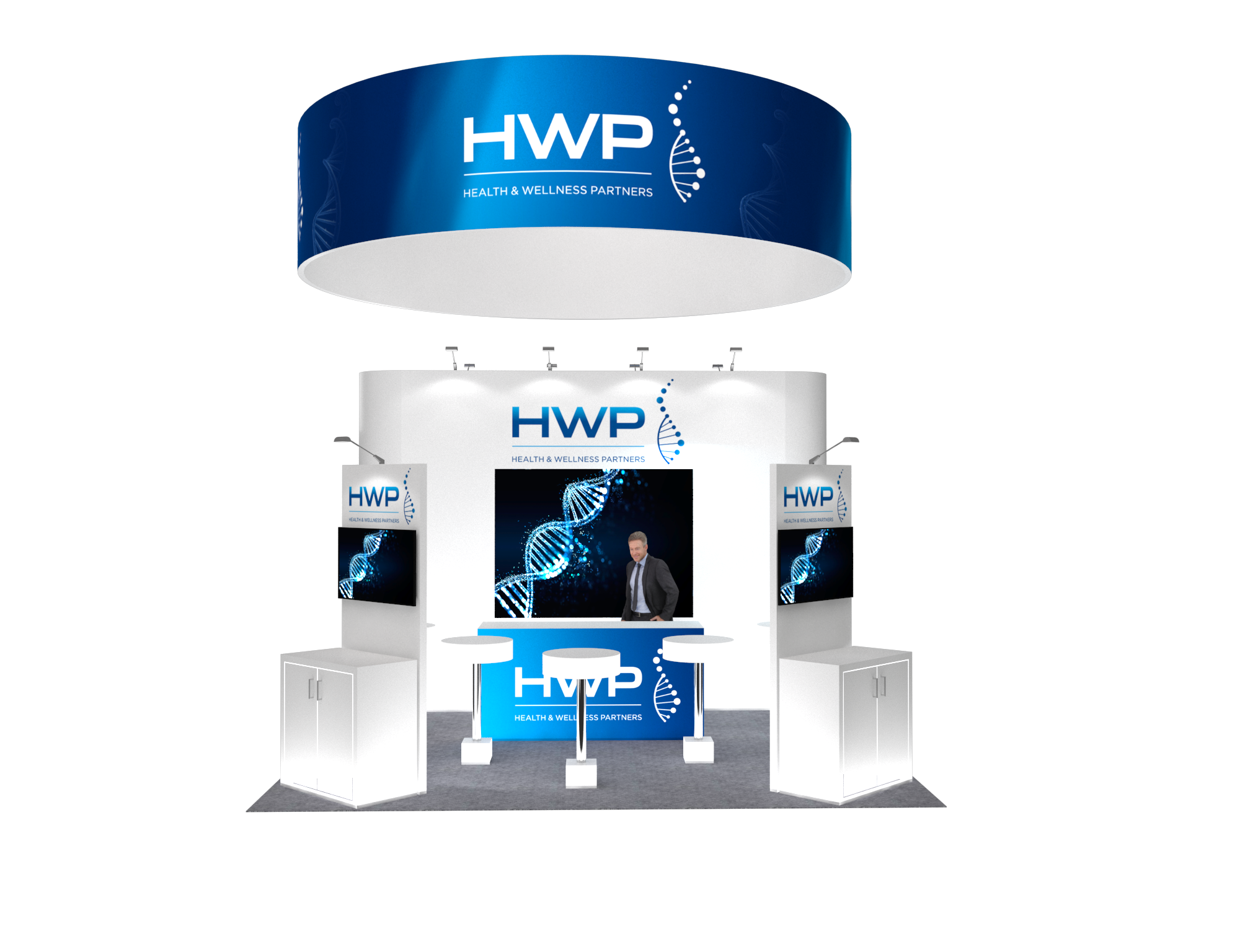 20x20 Trade Show Exhibit Booth Display Rental