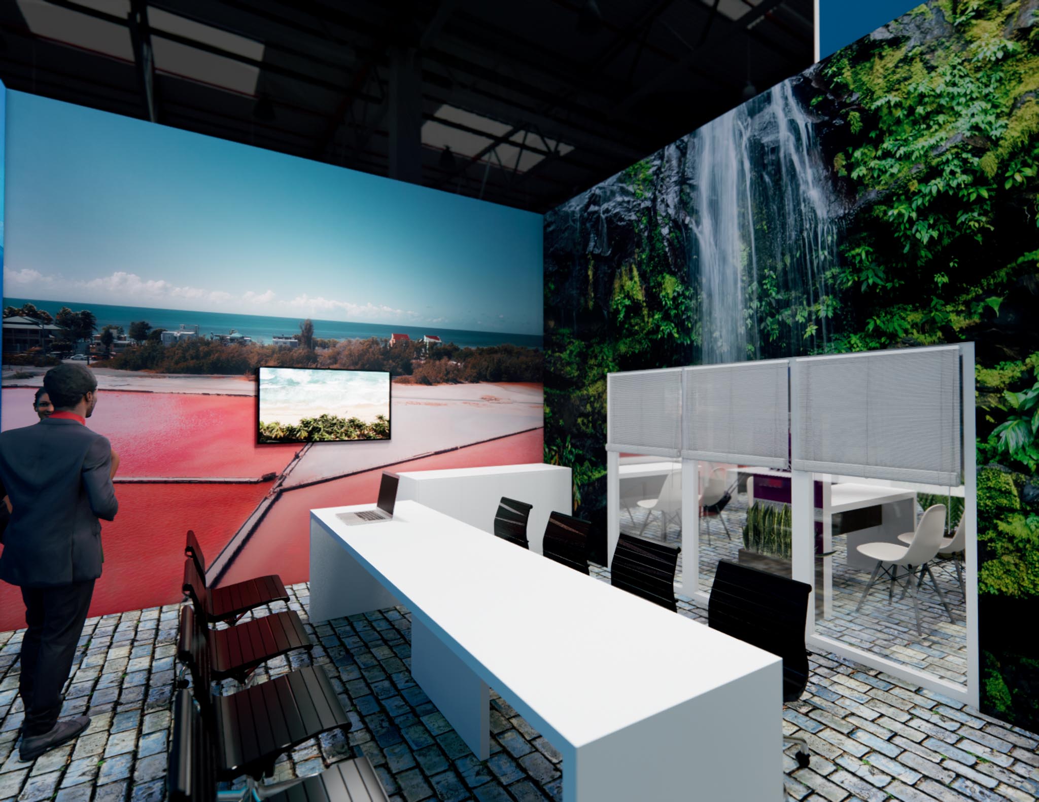 40 x 60 Double Deck Trade Show Exhibit Rental