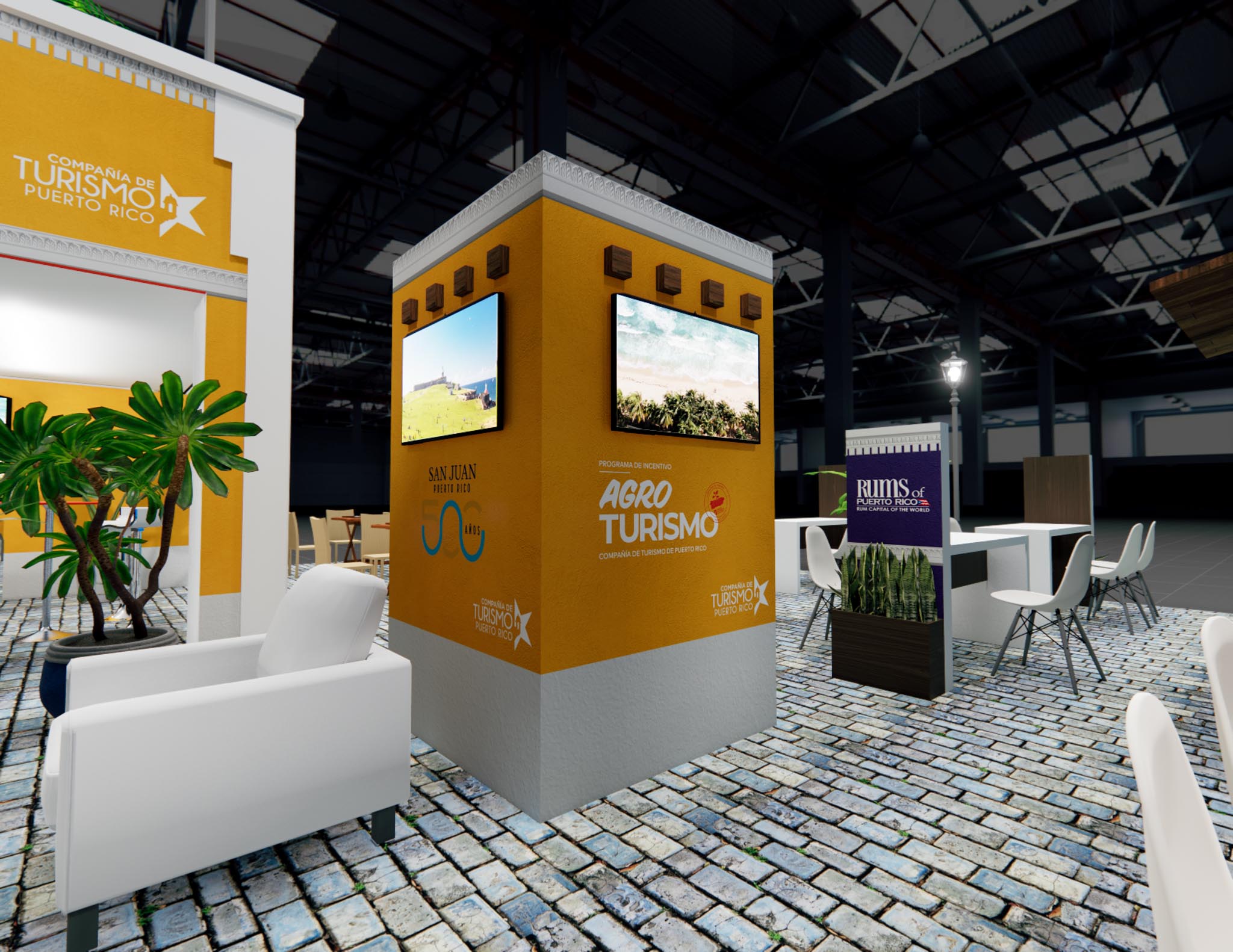 40 x 60 Double Deck Trade Show Exhibit Rental