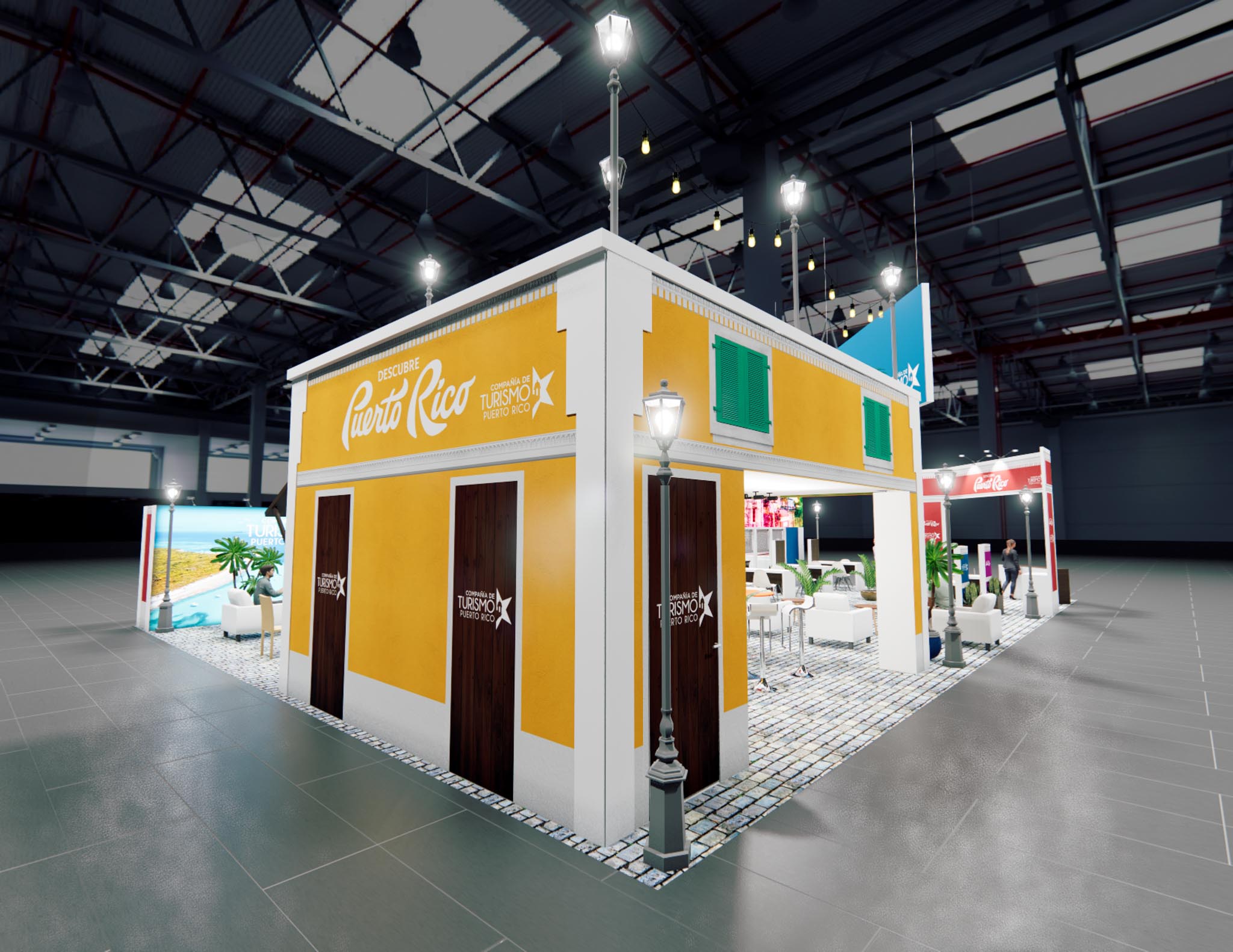40 x 60 Double Deck Trade Show Exhibit Rental