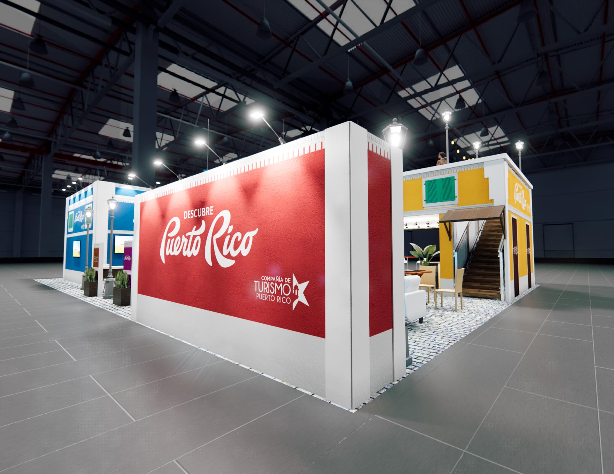 40 x 60 Double Deck Trade Show Exhibit Rental