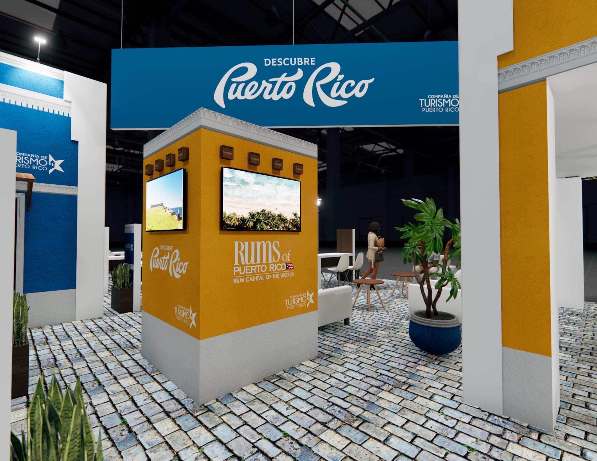 40 x 60 Double Deck Trade Show Exhibit Rental