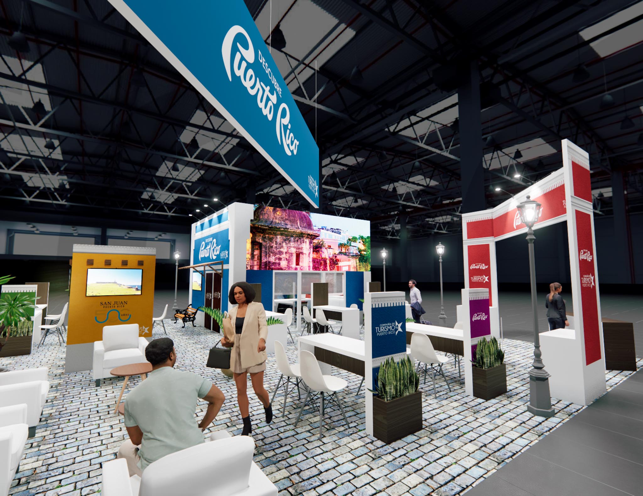 40 x 60 Double Deck Trade Show Exhibit Rental