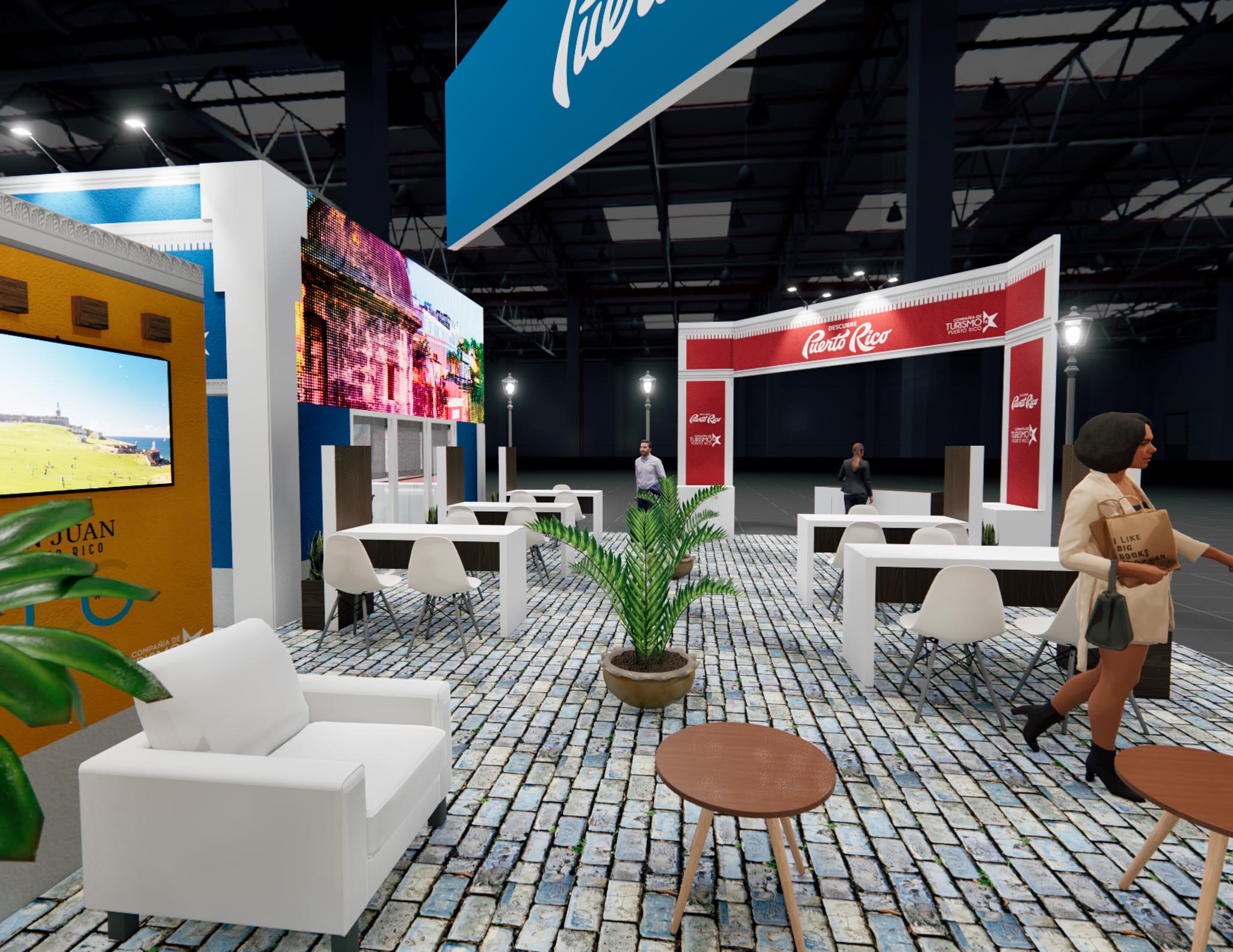 40 x 60 Double Deck Trade Show Exhibit Rental
