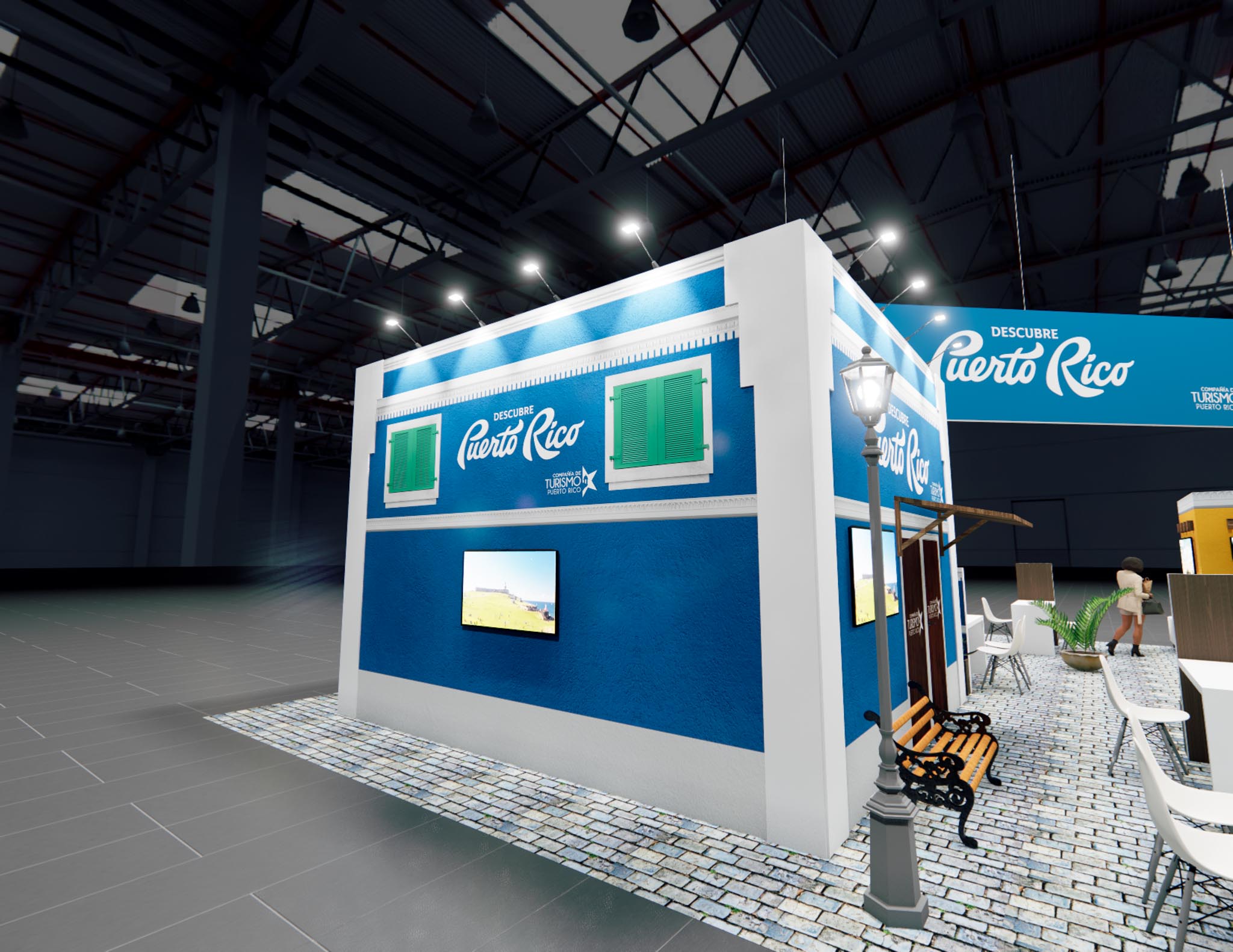 40 x 60 Double Deck Trade Show Exhibit Rental
