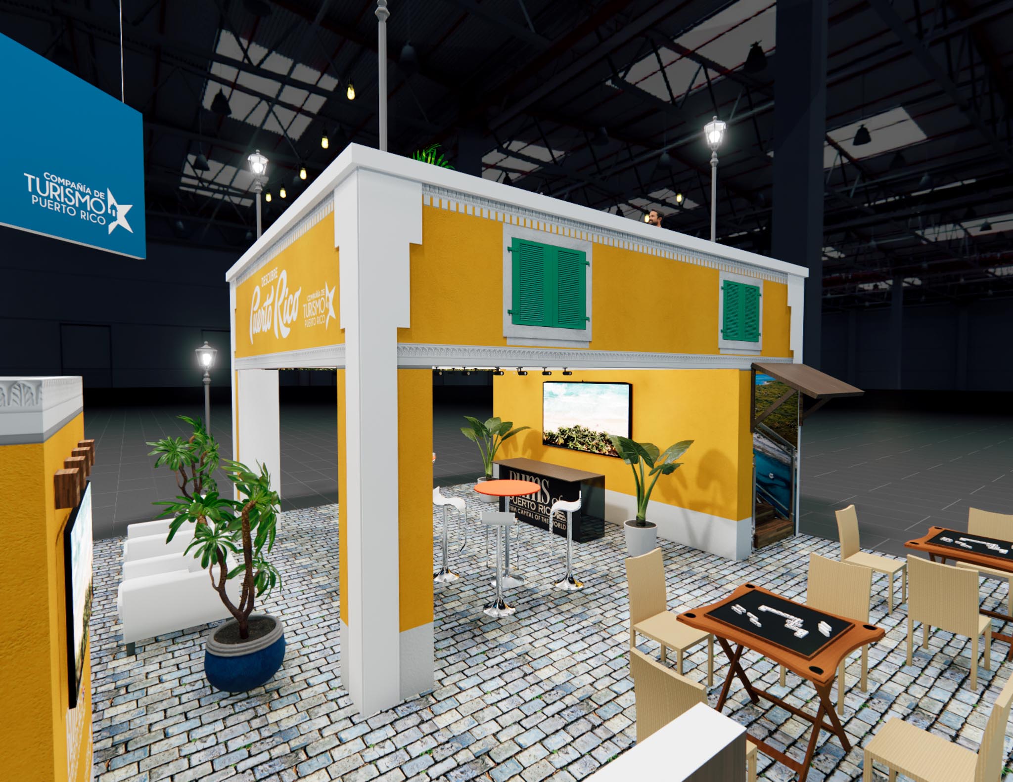 40 x 60 Double Deck Trade Show Exhibit Rental