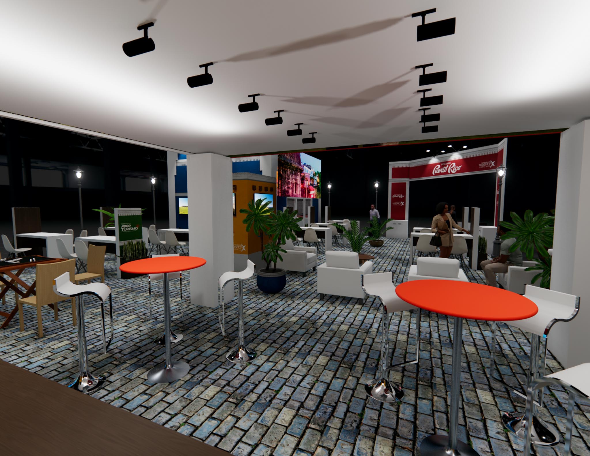 40 x 60 Double Deck Trade Show Exhibit Rental