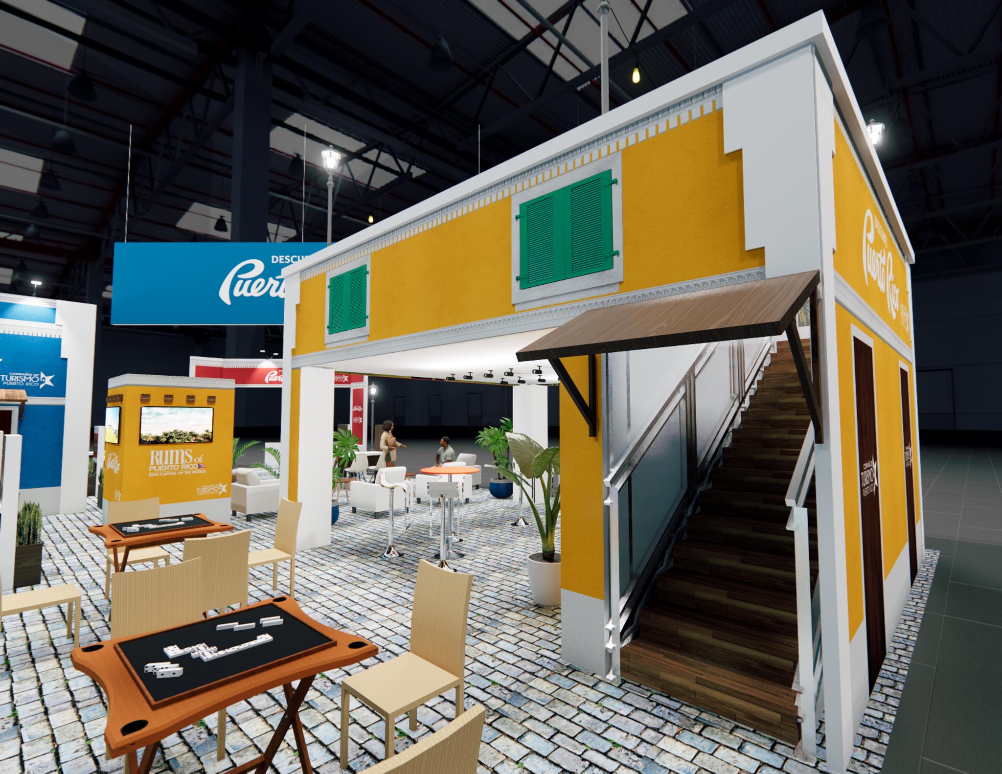 40 x 60 Double Deck Trade Show Exhibit Rental