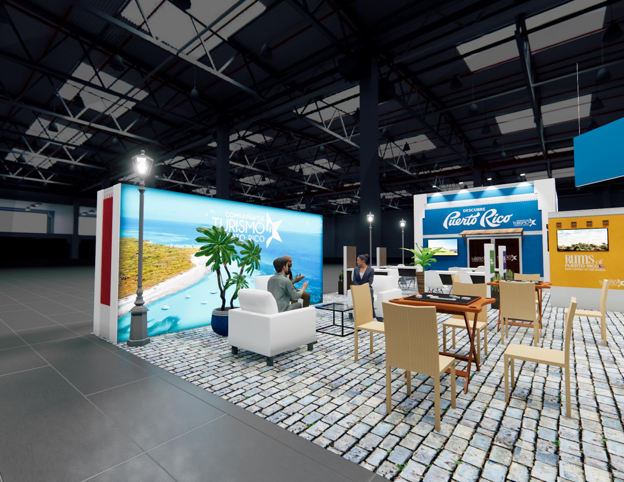 40 x 60 Double Deck Trade Show Exhibit Rental