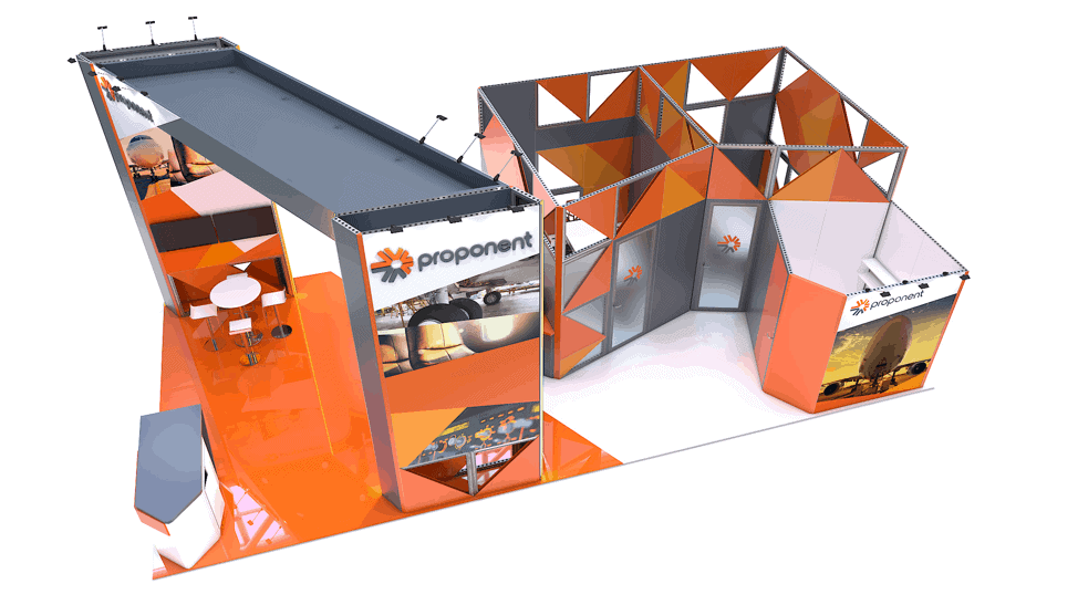 20 x 40 Las Vegas Exhibit Rental