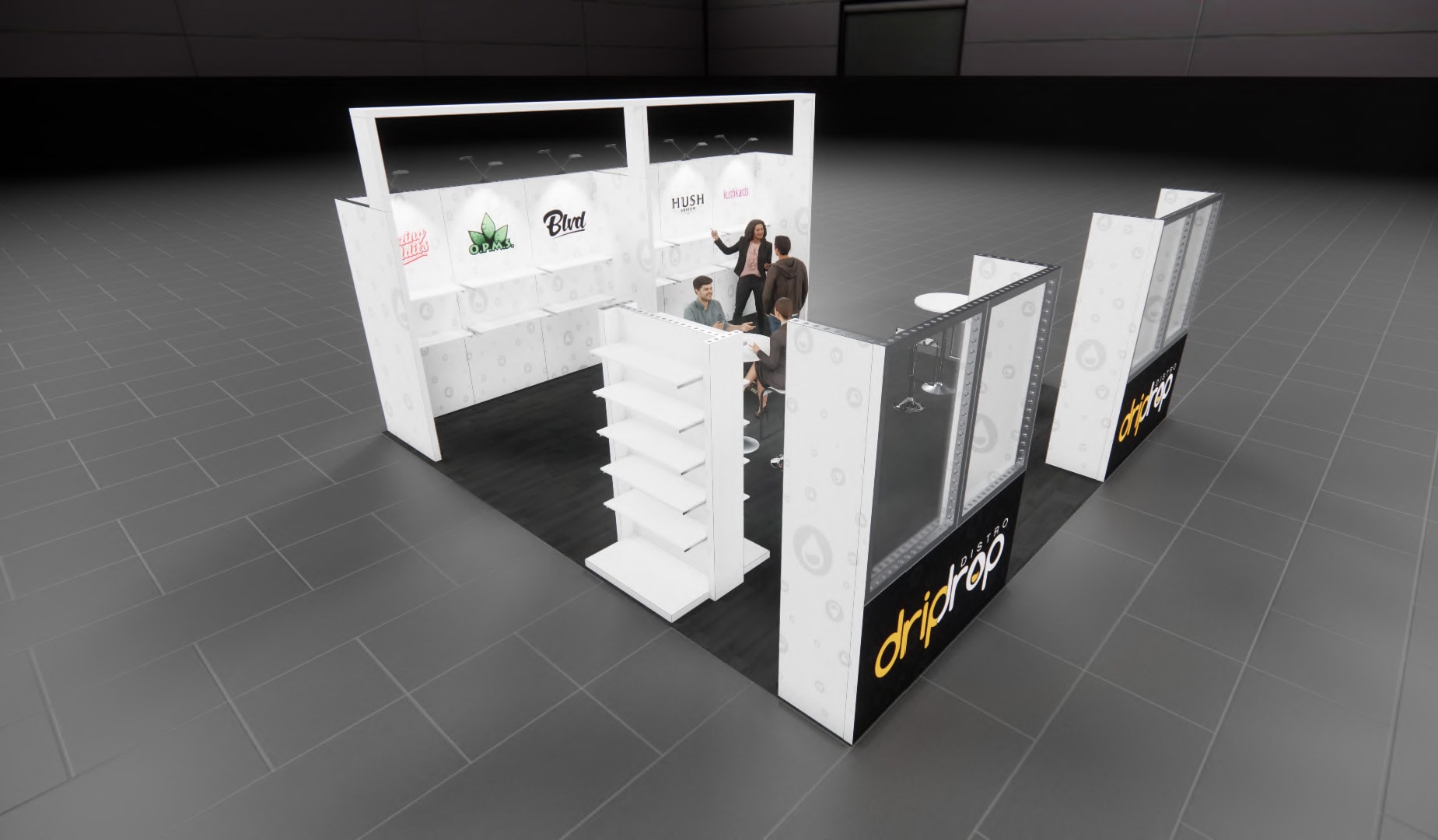 20x20 PCA Trade Show Exhibit Rental