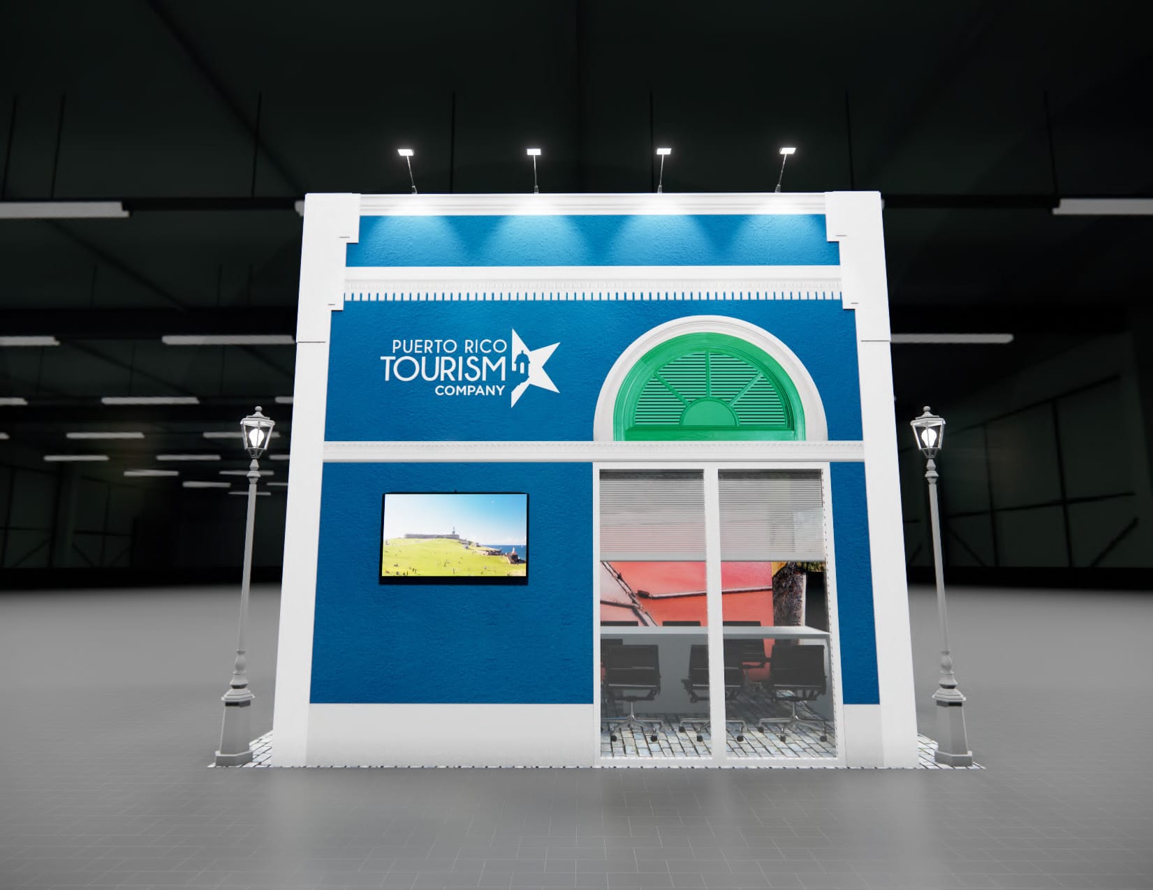 Routes Expo trade show display rental 20 x 40