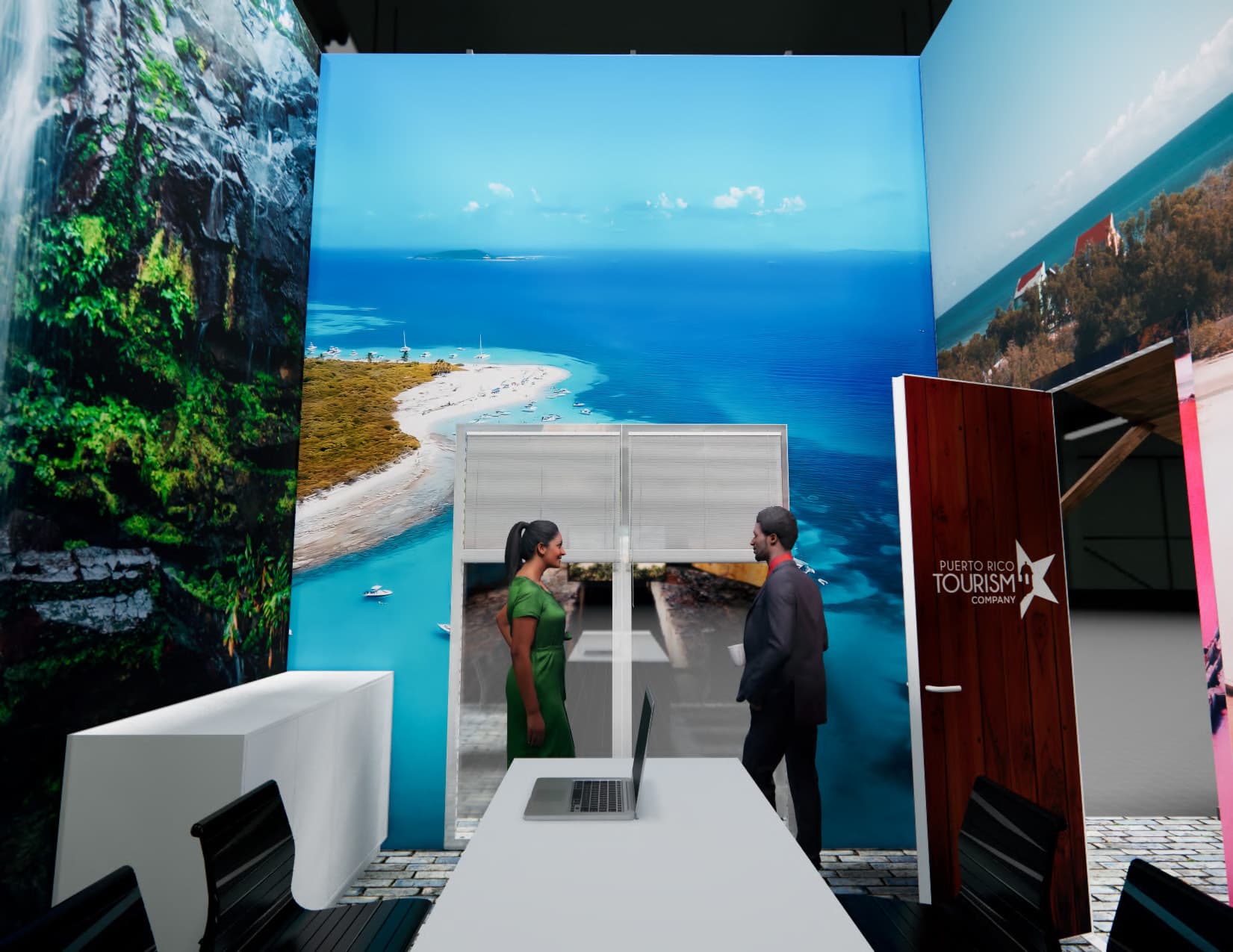 Routes Expo trade show display rental 20 x 40