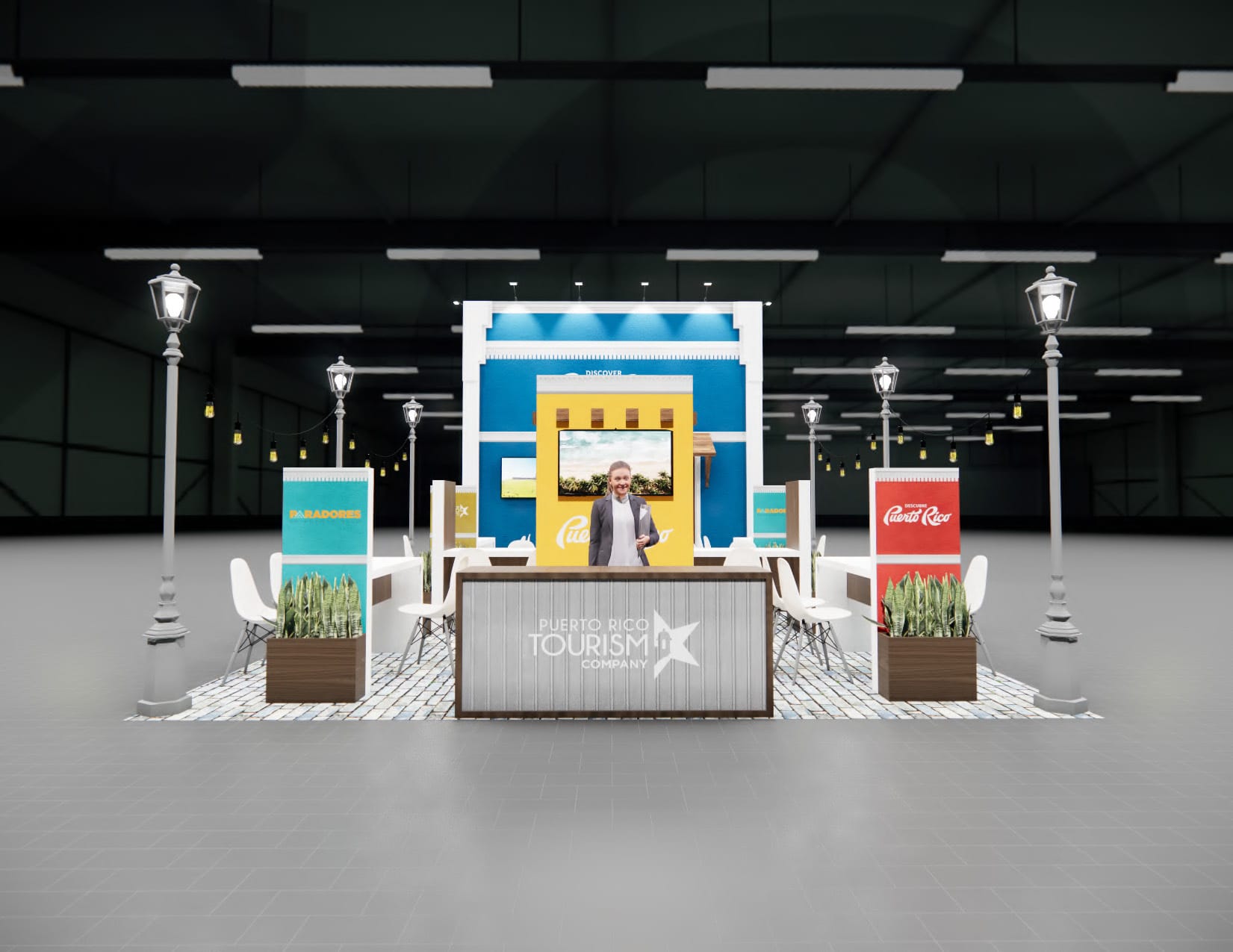 Routes Expo trade show display rental 20 x 40