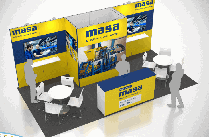 10 x 20 Orlando Booth Builder D-2