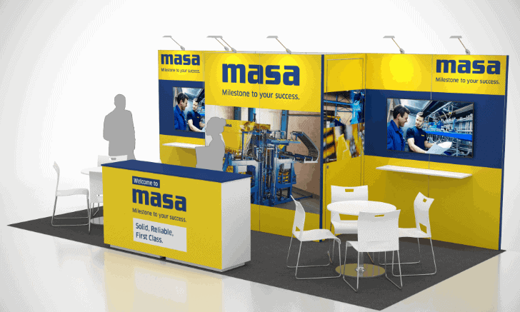 10 x 20 Orlando Booth Rental D-2