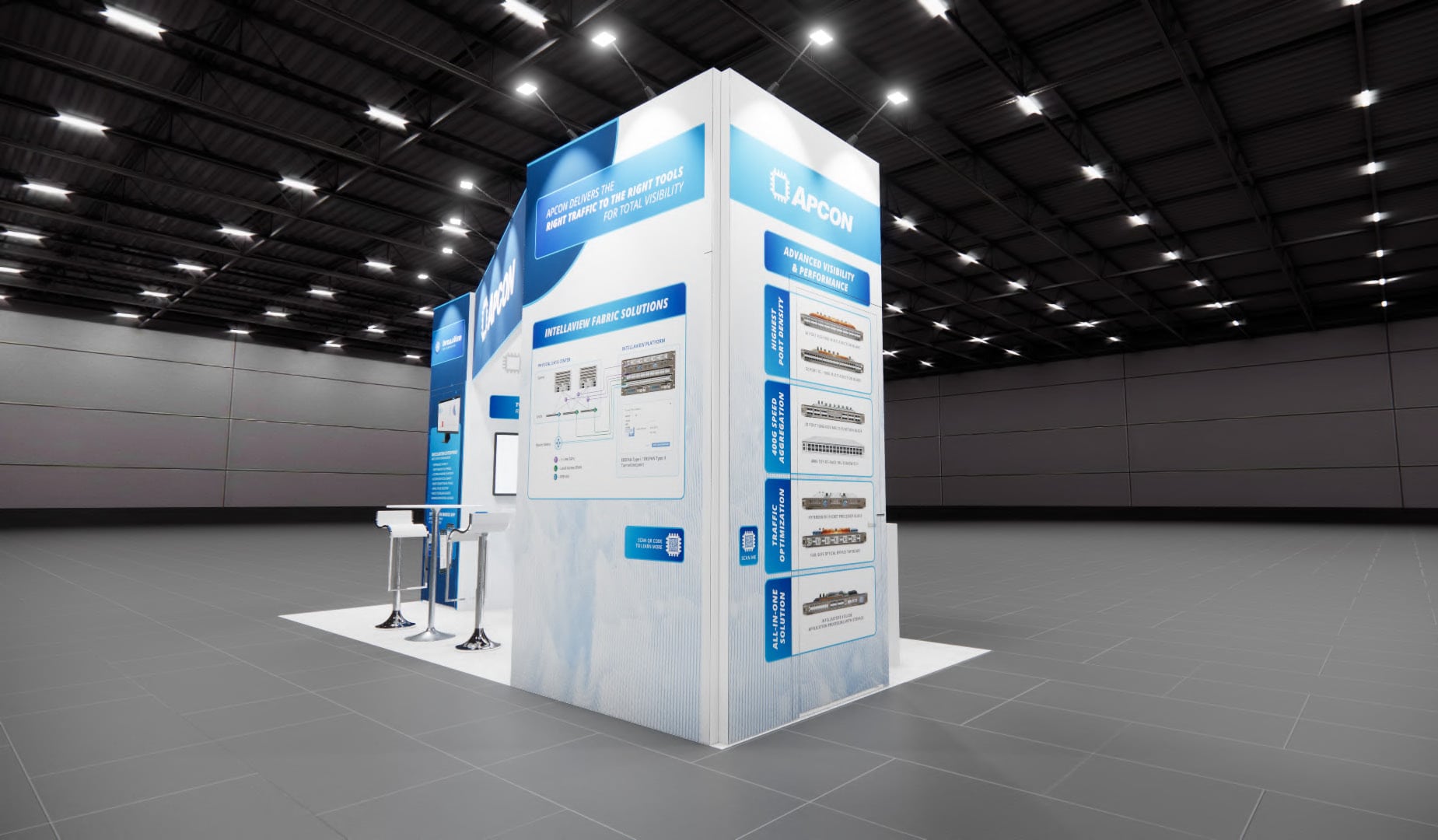 Premier 20x20 Trade Show Exhibit Rental in Las Vegas
