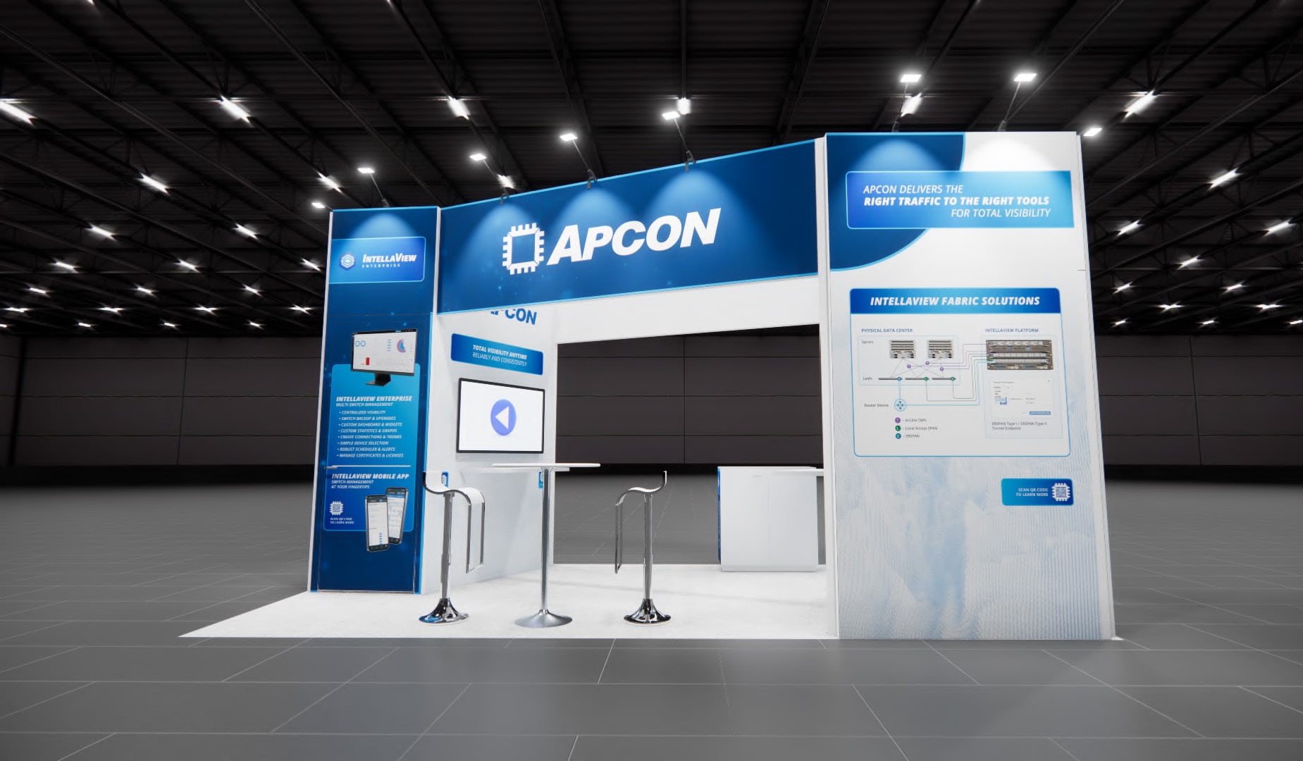 Premier 20x20 Trade Show Exhibit Rental in Las Vegas