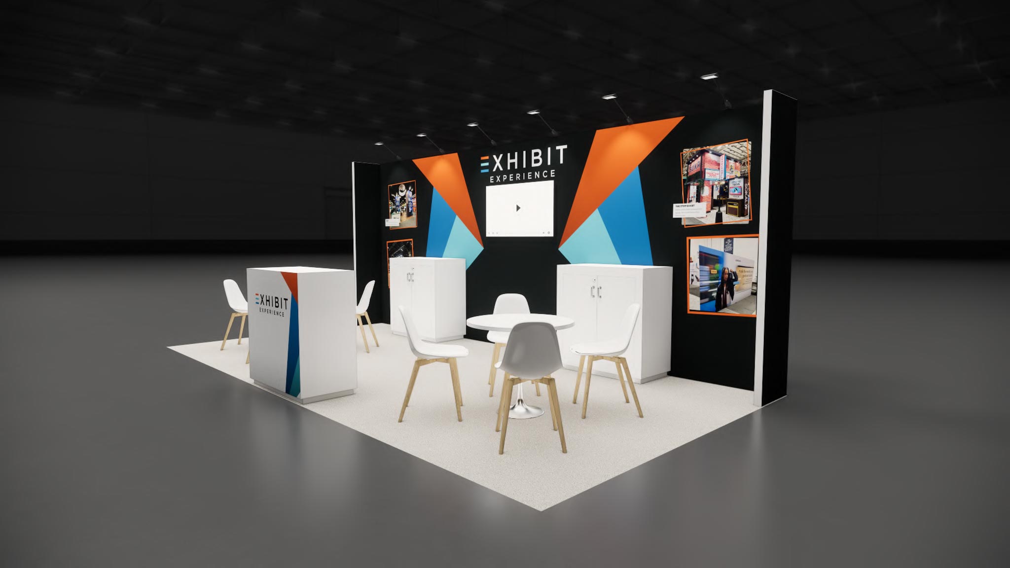 10 x 20 Affordable Trade Show Exhibit Rental Package – Option 6