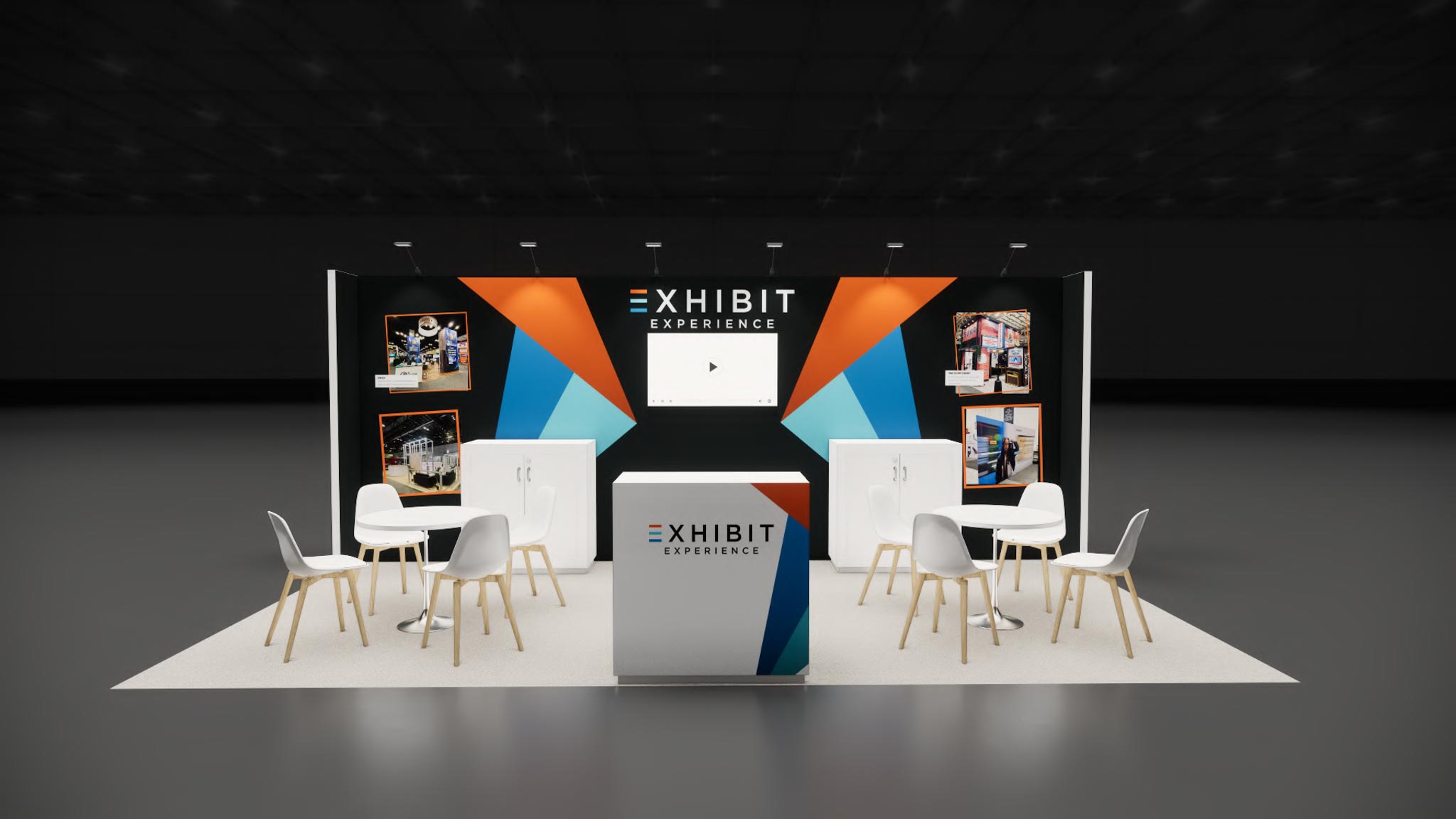 10 x 20 Affordable Trade Show Exhibit Rental Package – Option 6