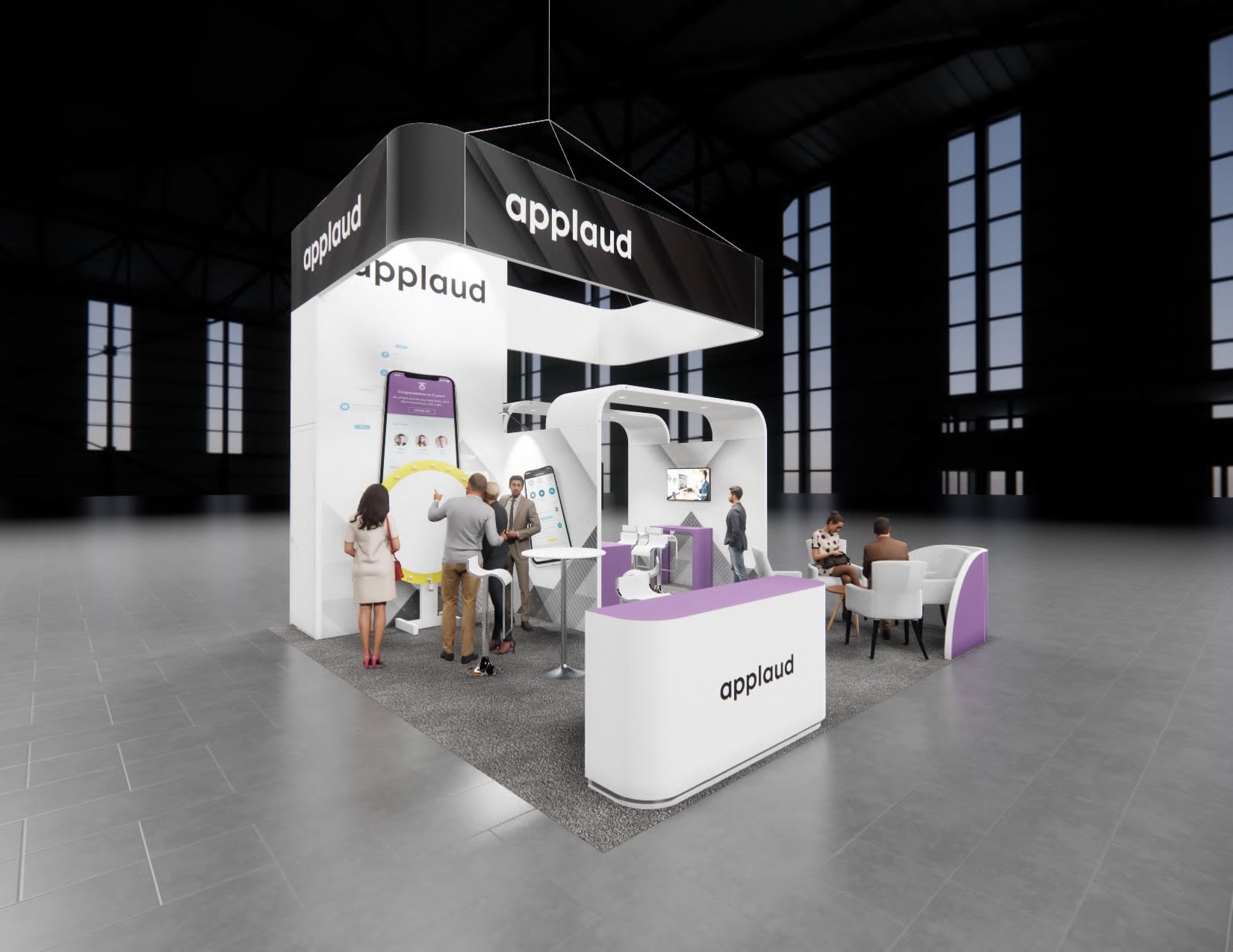 SEMA trade show exhibit rental 20 x 20
