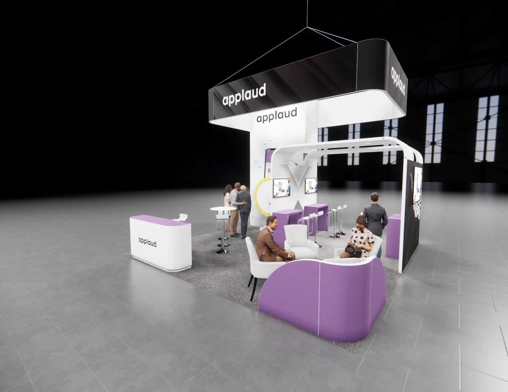 SEMA trade show exhibit rental 20 x 20