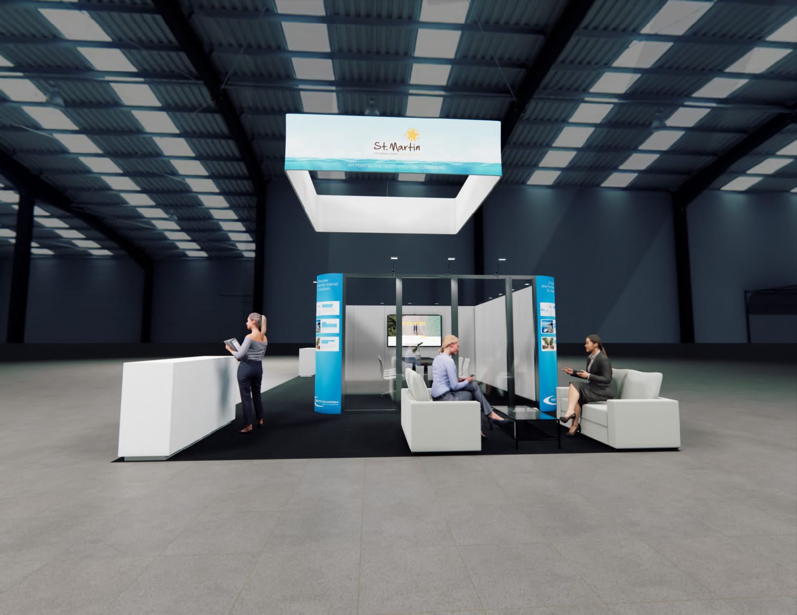 KBS trade show booth rental - 20X40
