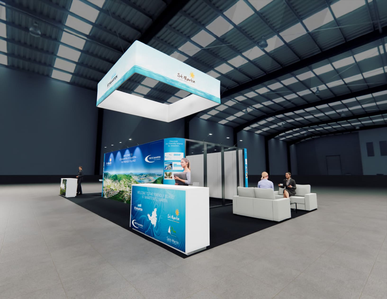 KBS trade show booth rental - 20X40