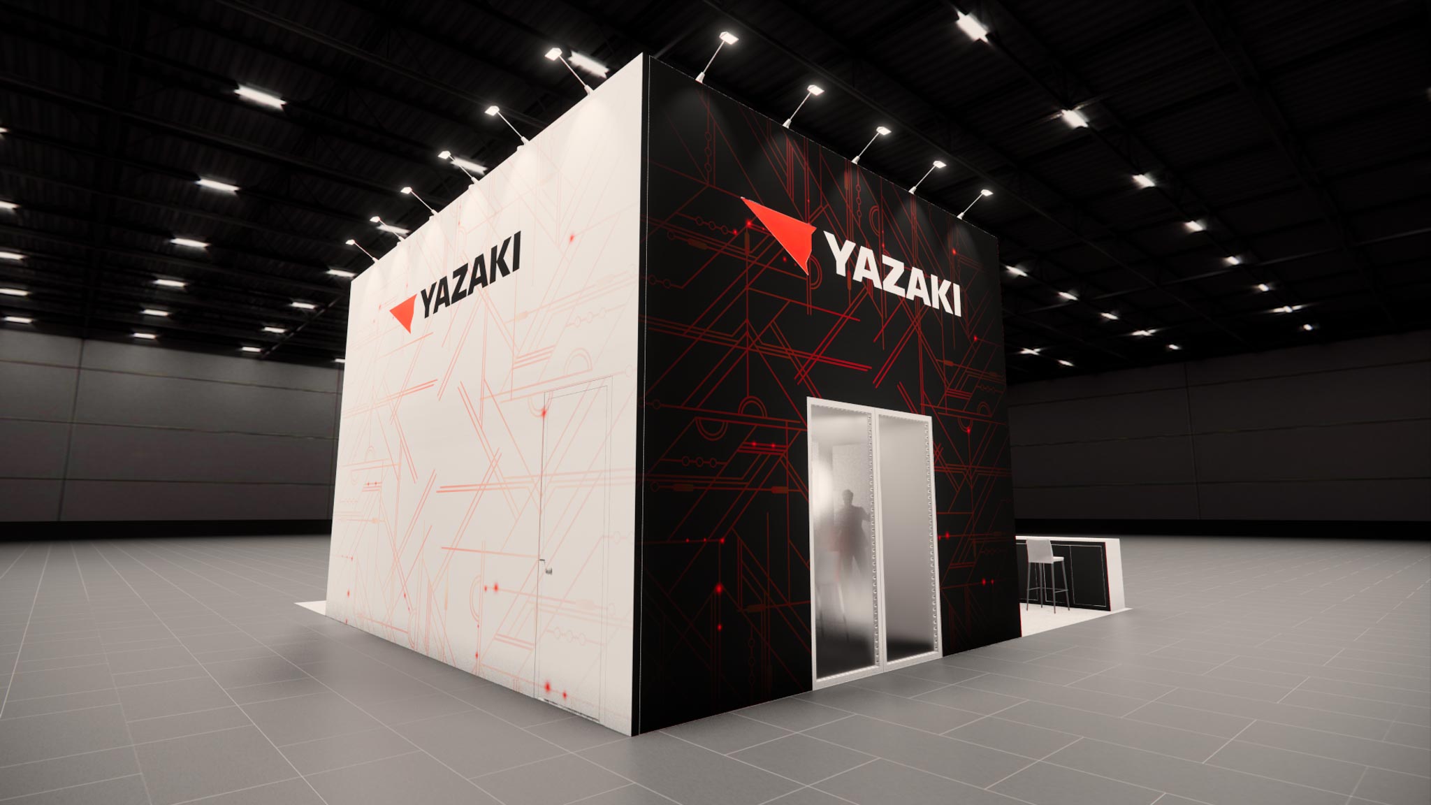 30 x 30 Trade Show Exhibit Double Decker Rental
