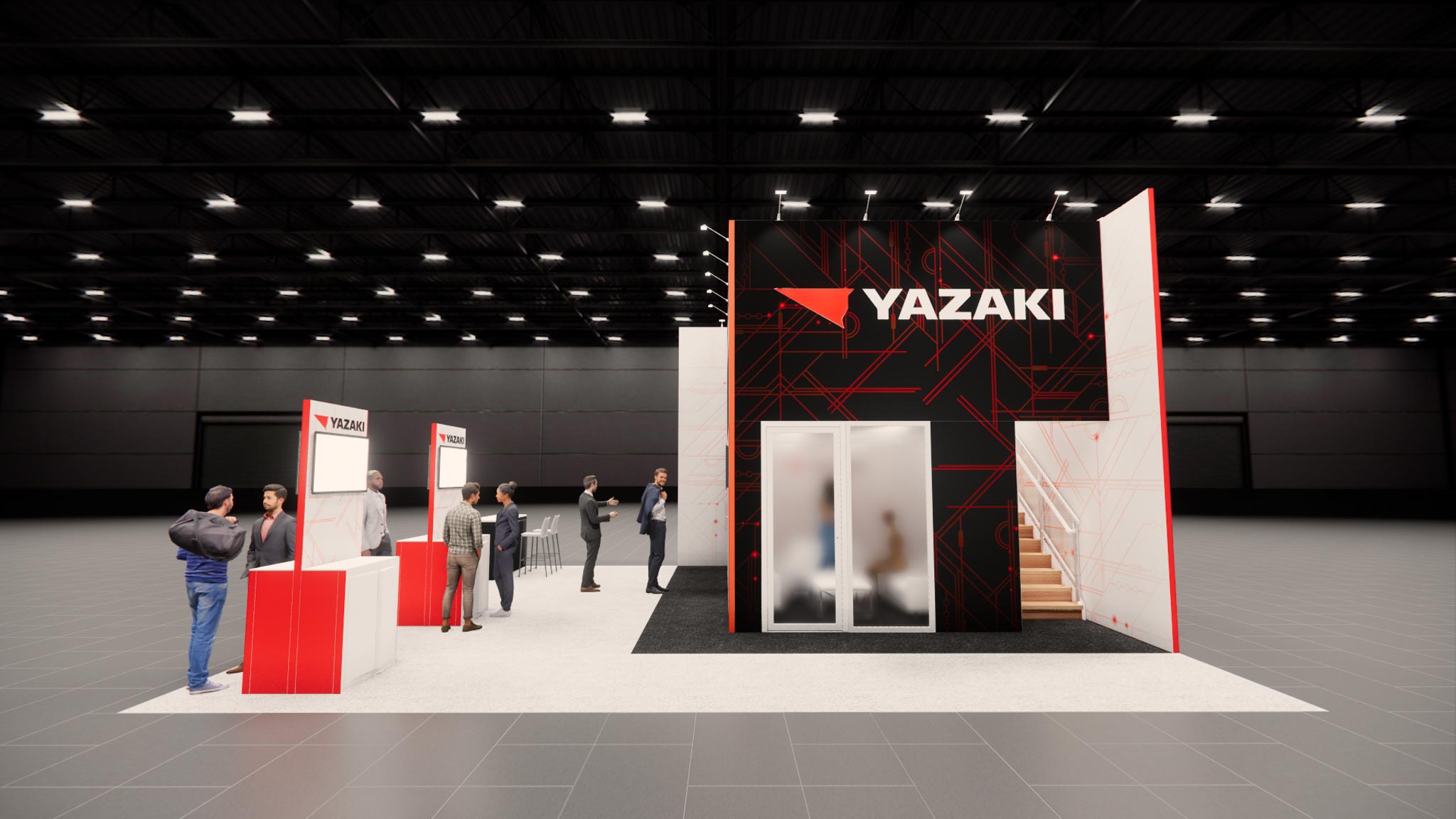30 x 30 Trade Show Exhibit Double Decker Rental