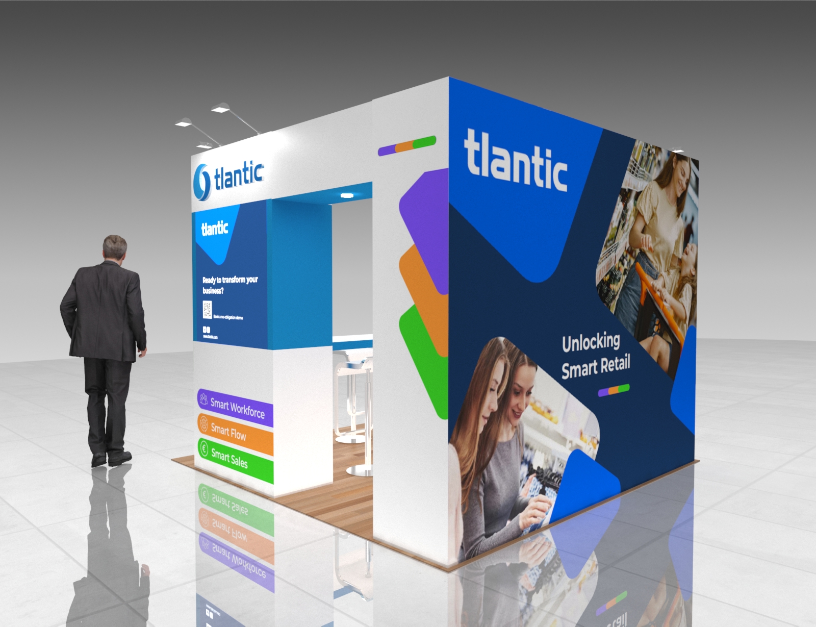 10 x 10  Exhibit Stand Rental