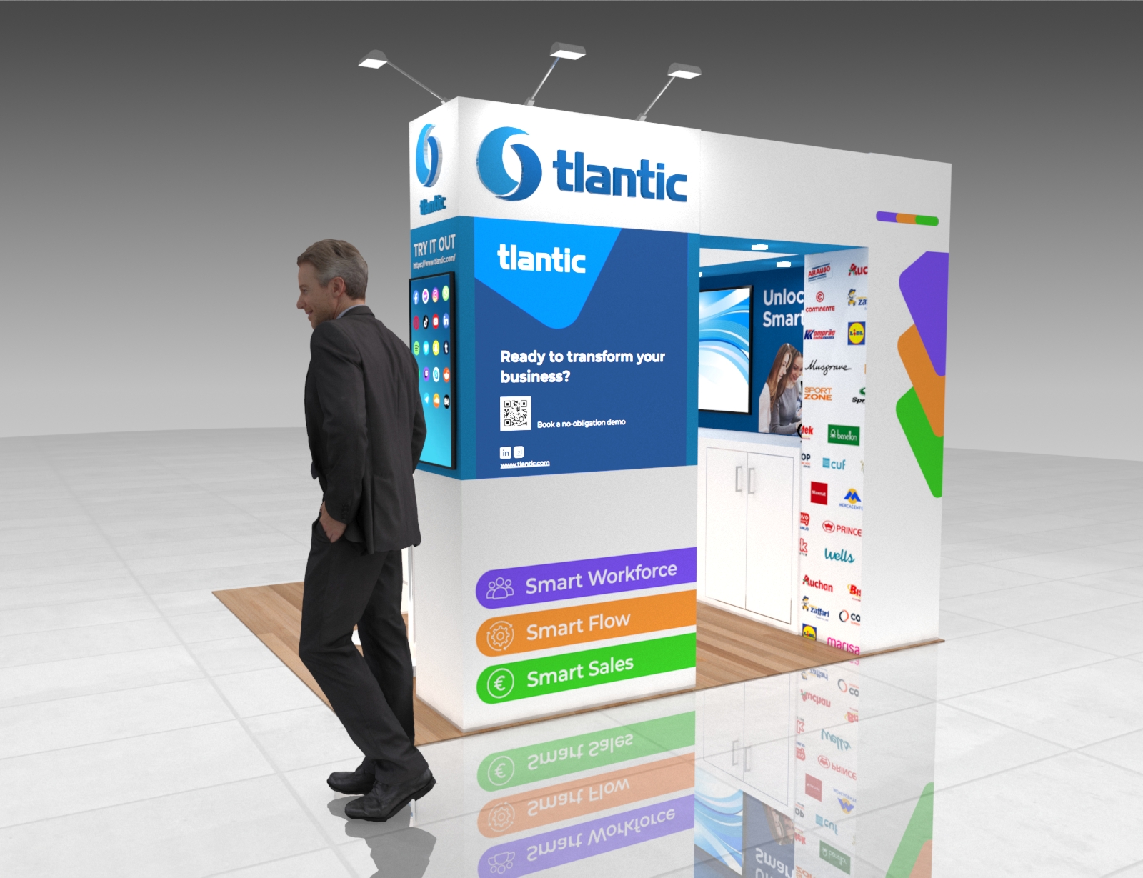 10 x 10  Exhibit Stand Rental