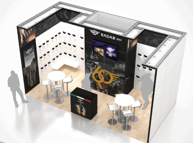 10 x 20 Local Las Vegas Trade Show Exhibit Rental