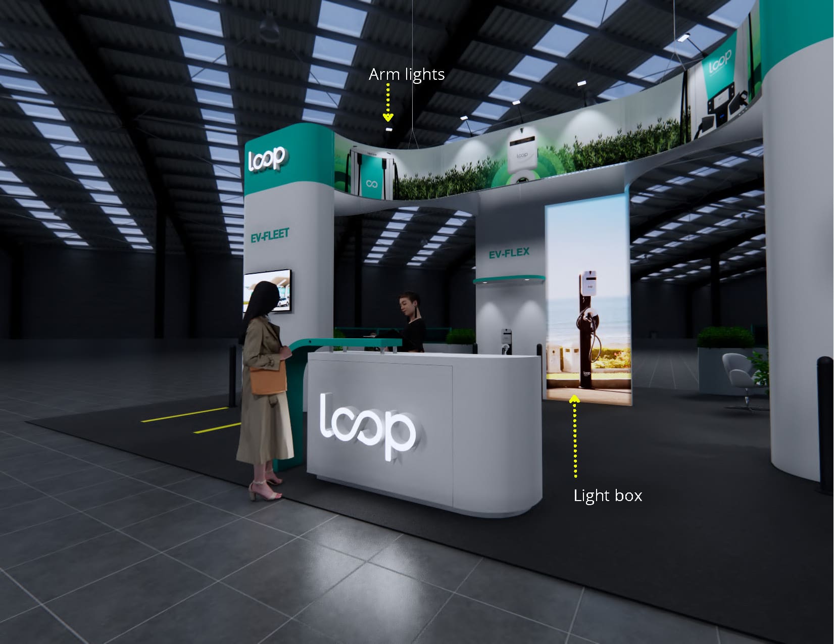 CES Las Vegas trade show booth 30 x 40