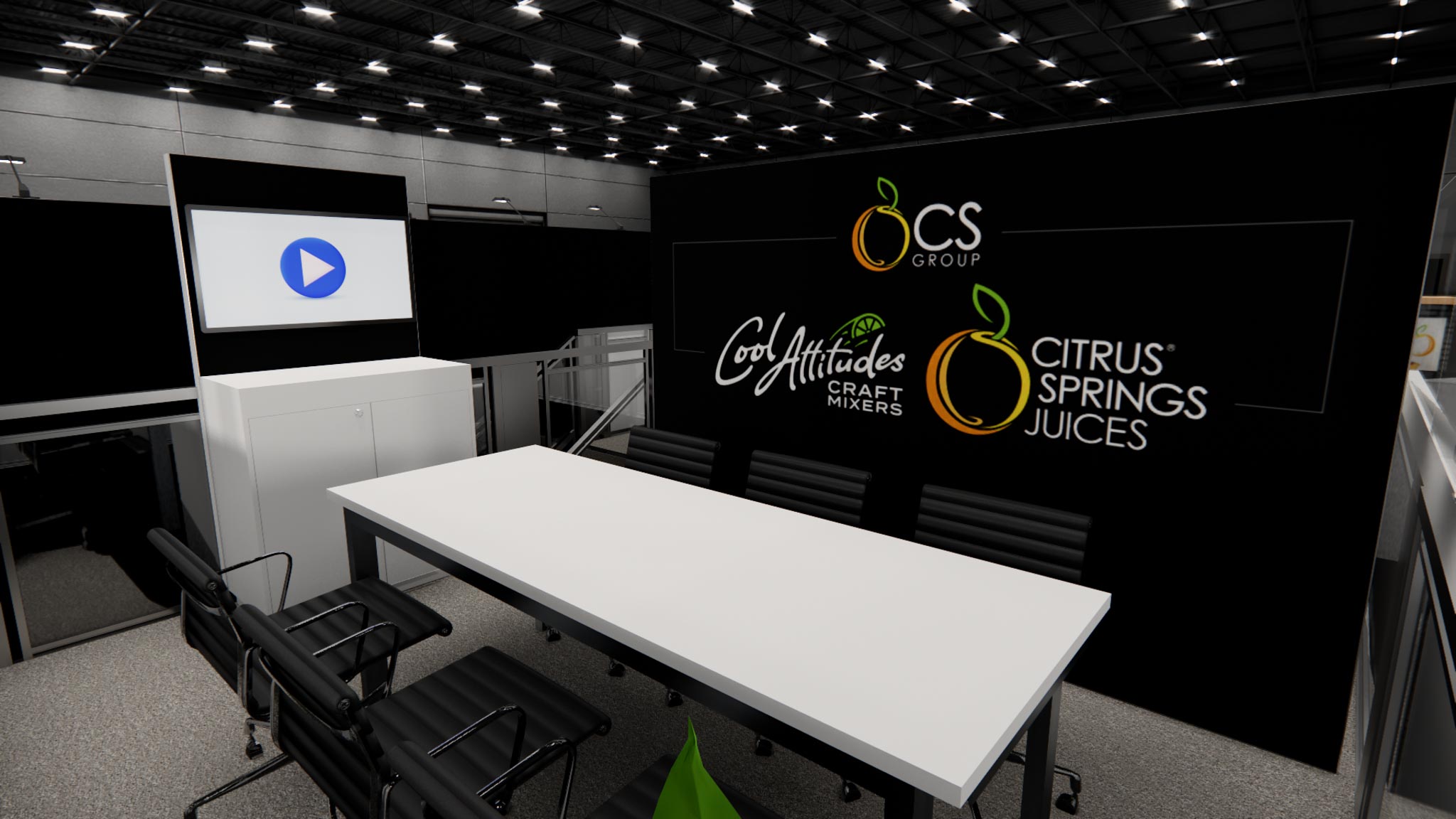 20 x 40 Double Deck Trade Show Booth Rental