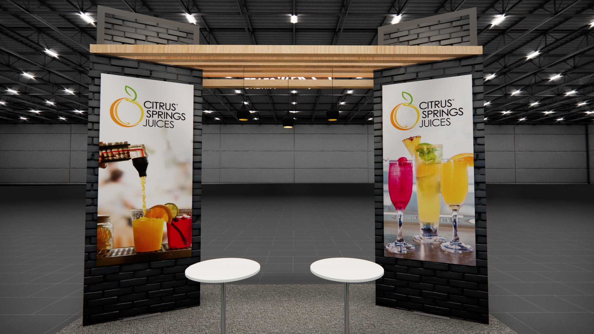 20 x 40 Double Deck Trade Show Booth Rental
