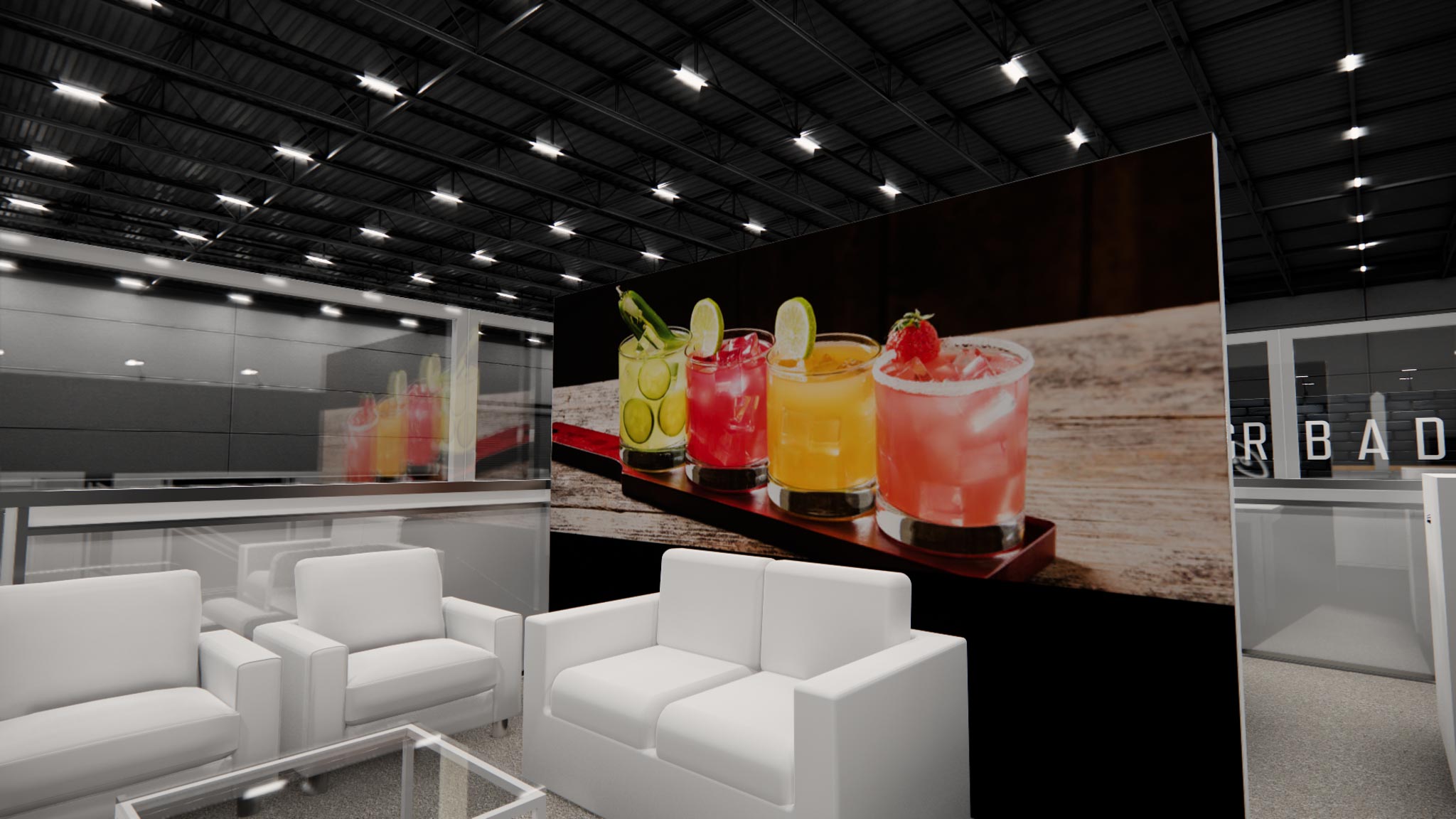 20 x 40 Double Deck Trade Show Booth Rental