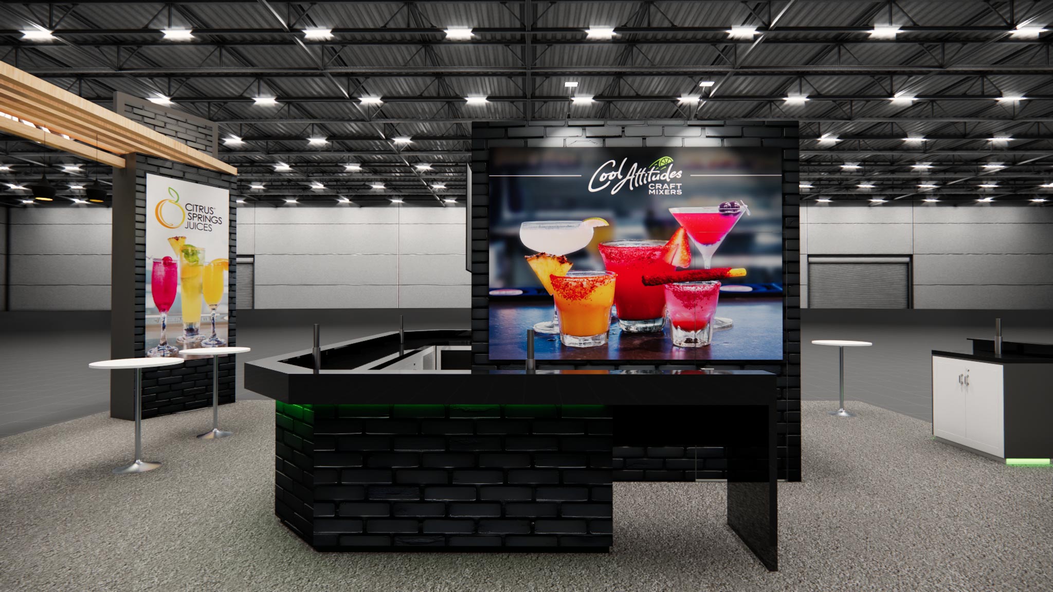 20 x 40 Double Deck Trade Show Booth Rental