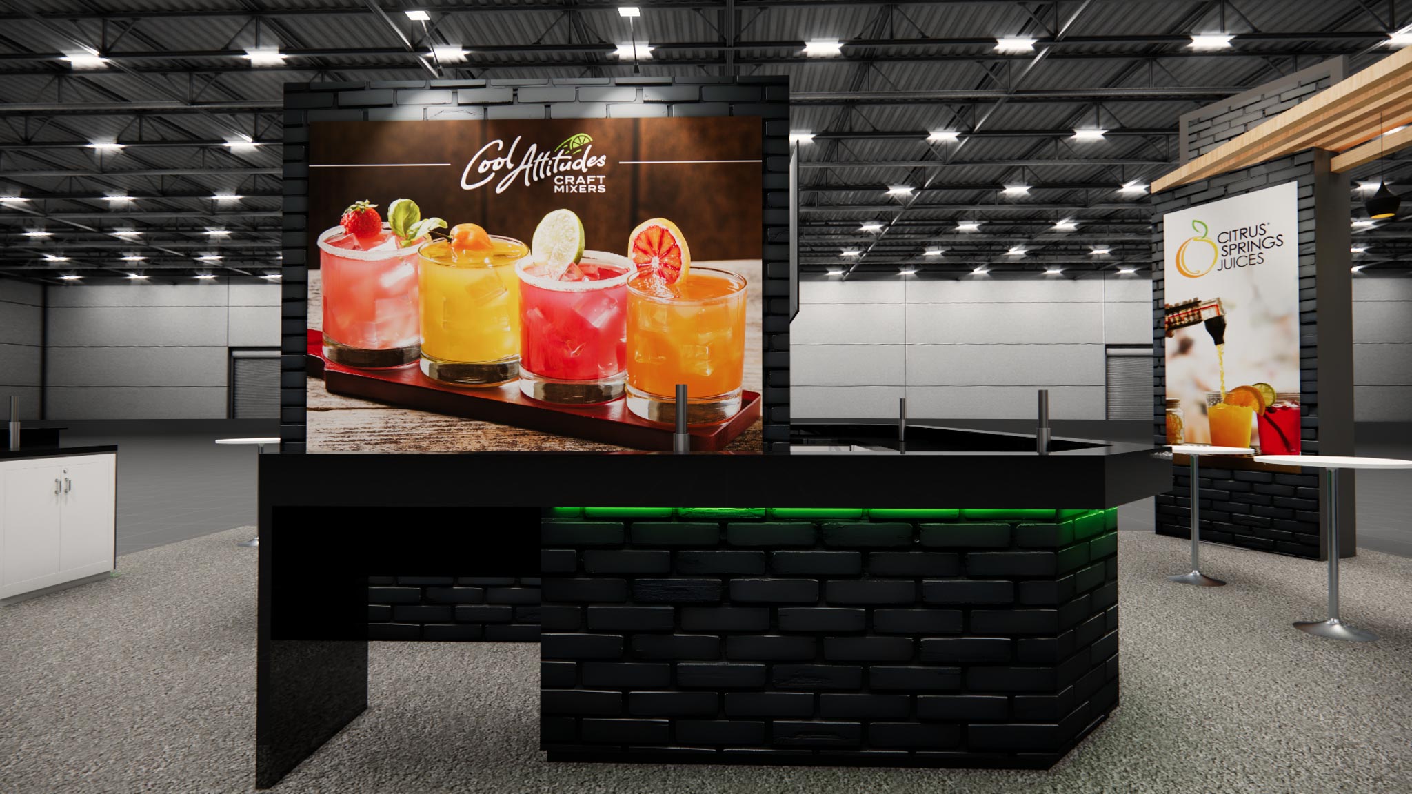 20 x 40 Double Deck Trade Show Booth Rental