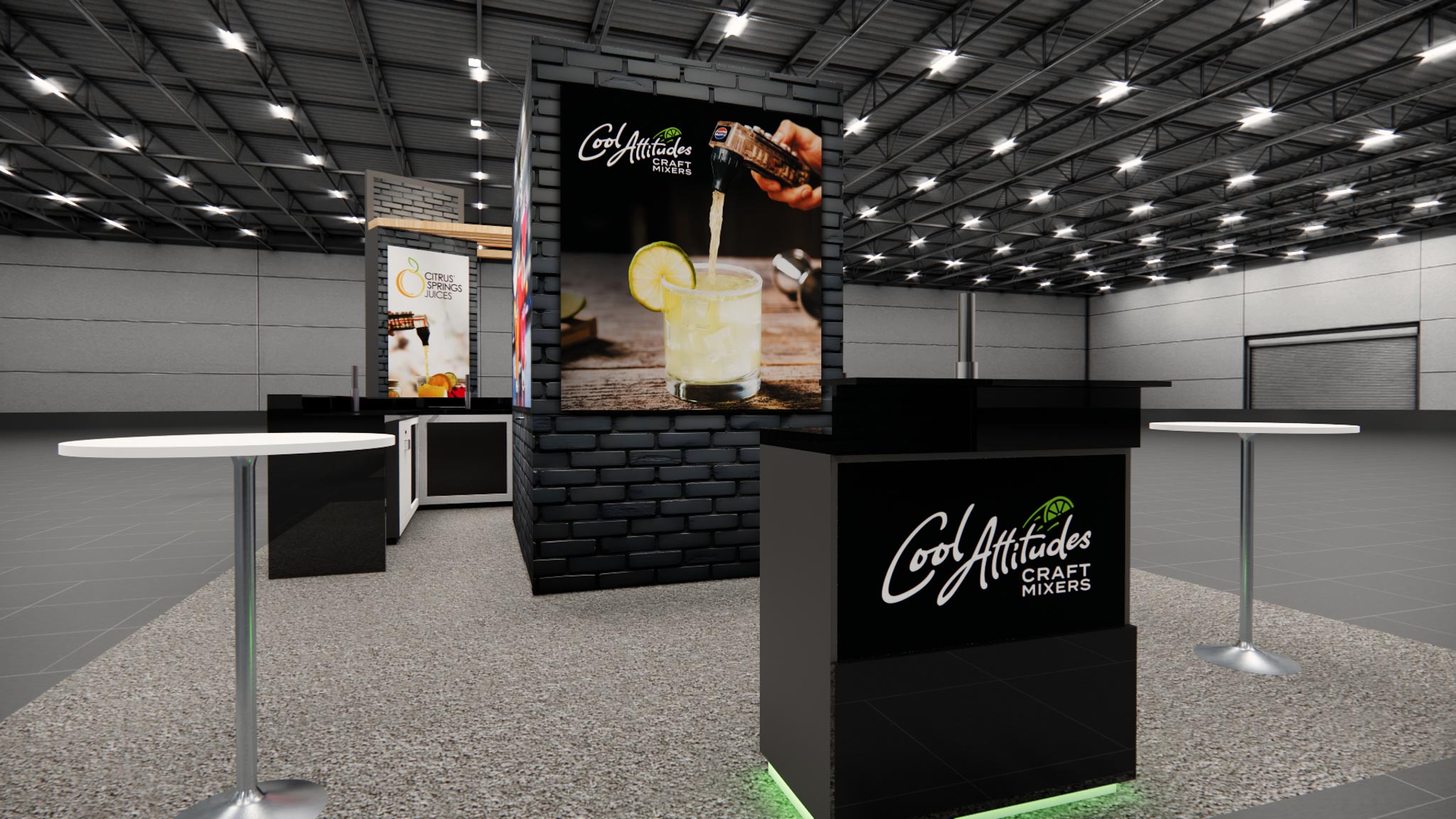 20 x 40 Double Deck Trade Show Booth Rental