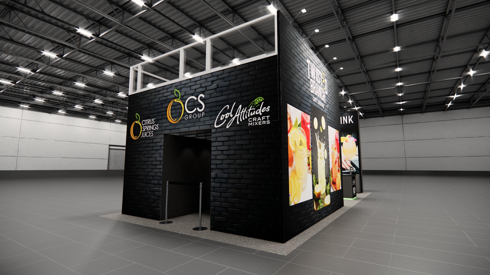 20 x 40 Double Deck Trade Show Booth Rental