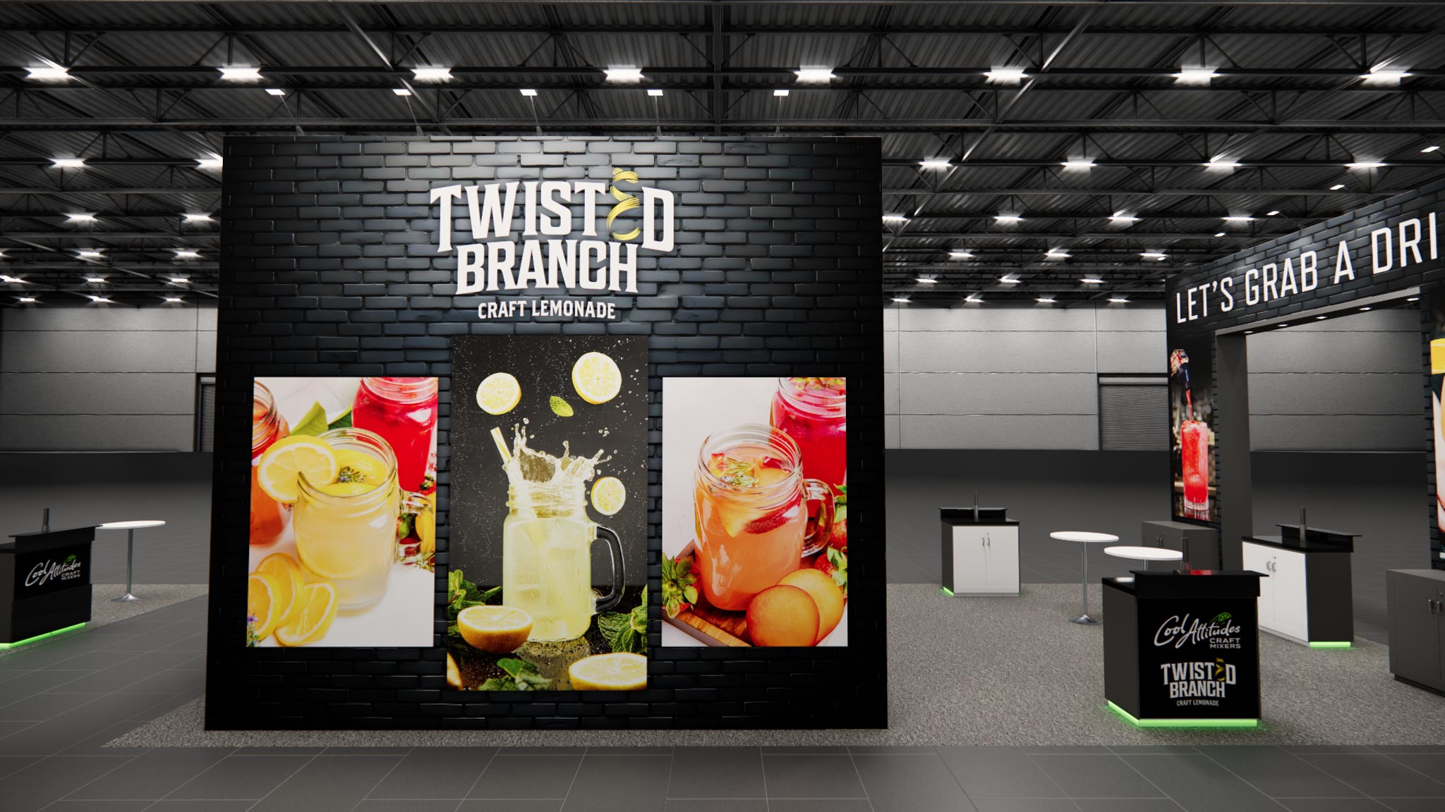 20 x 40 Double Deck Trade Show Booth Rental
