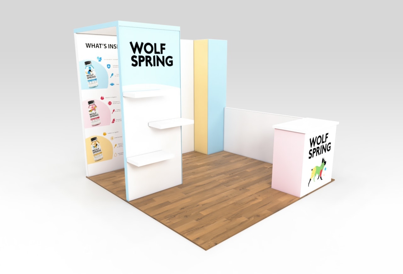 10 x 10 Las Vegas TPE Exhibit Rental