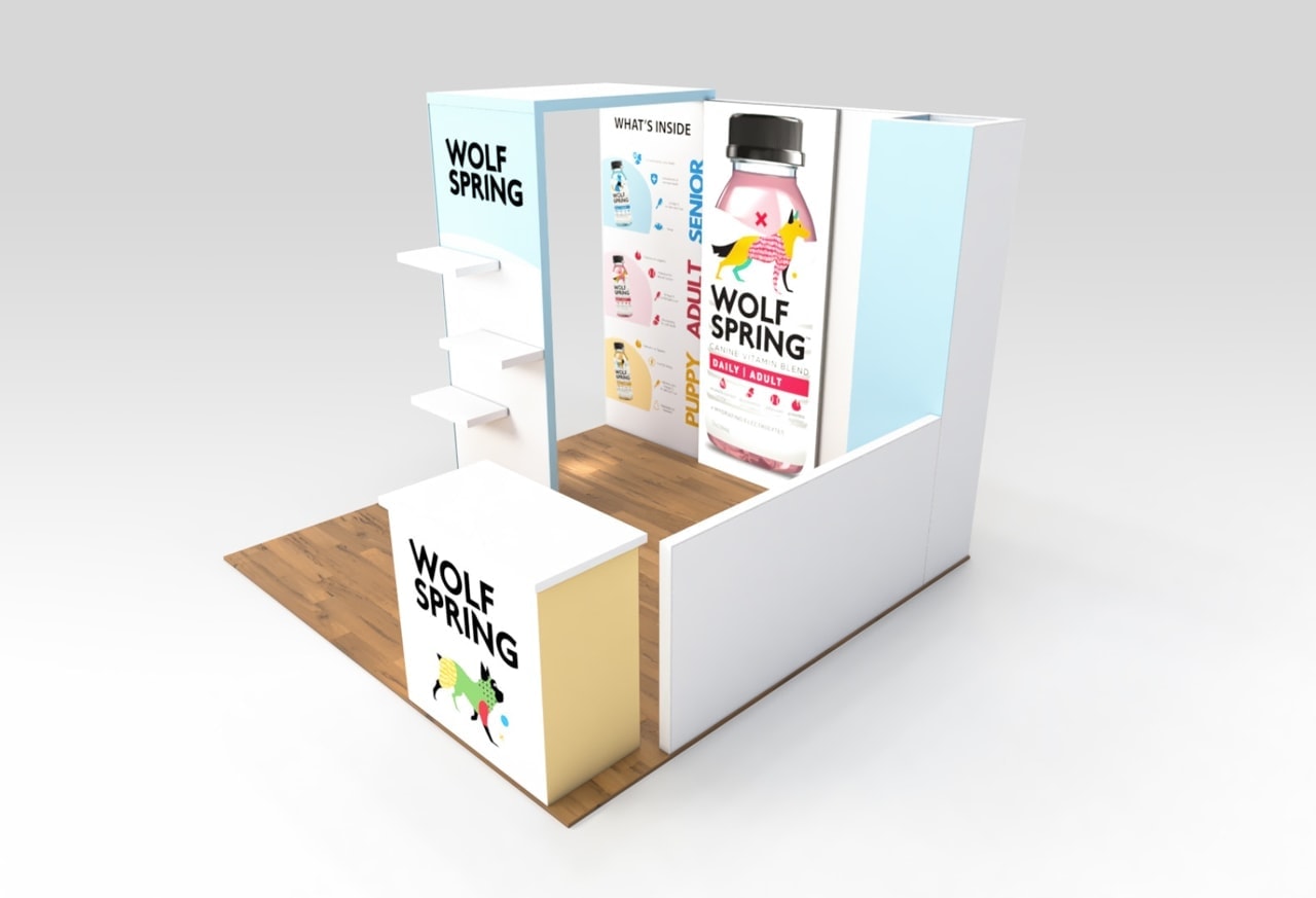 10 x 10 Las Vegas TPE Exhibit Rental