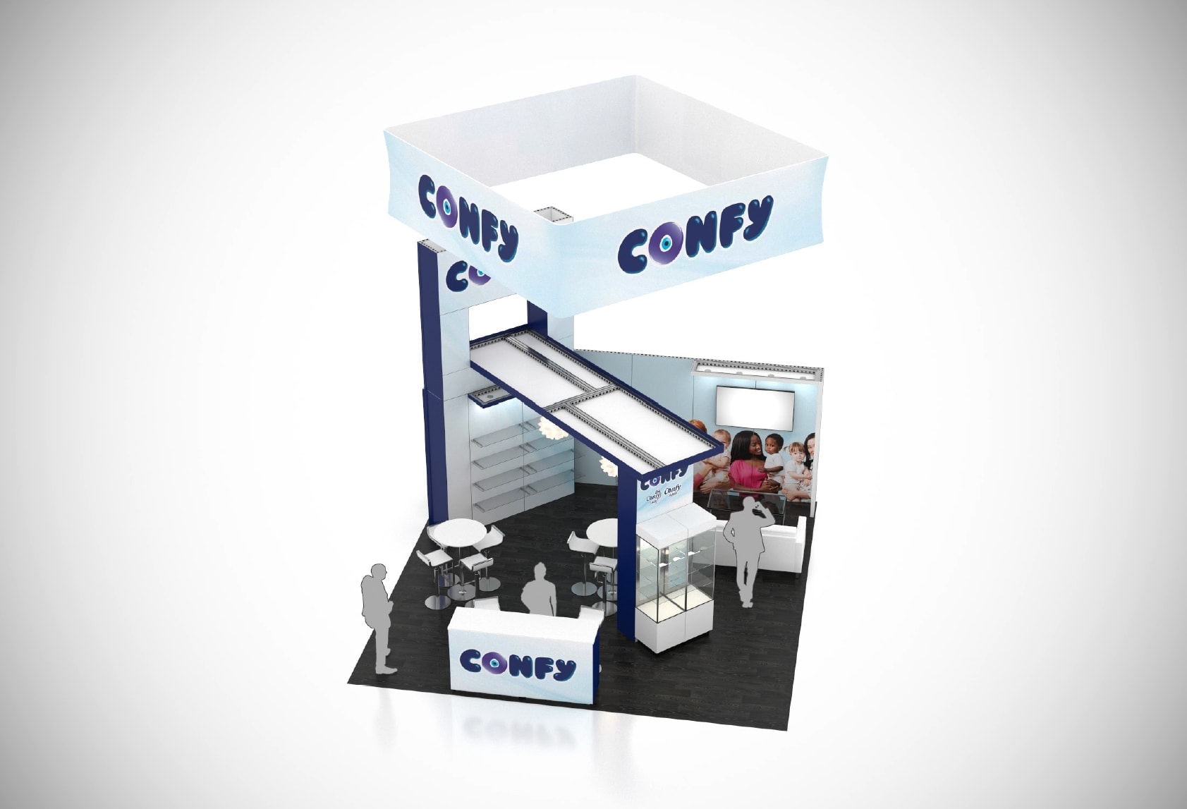 20x20 Product Showcase Booth Rental
